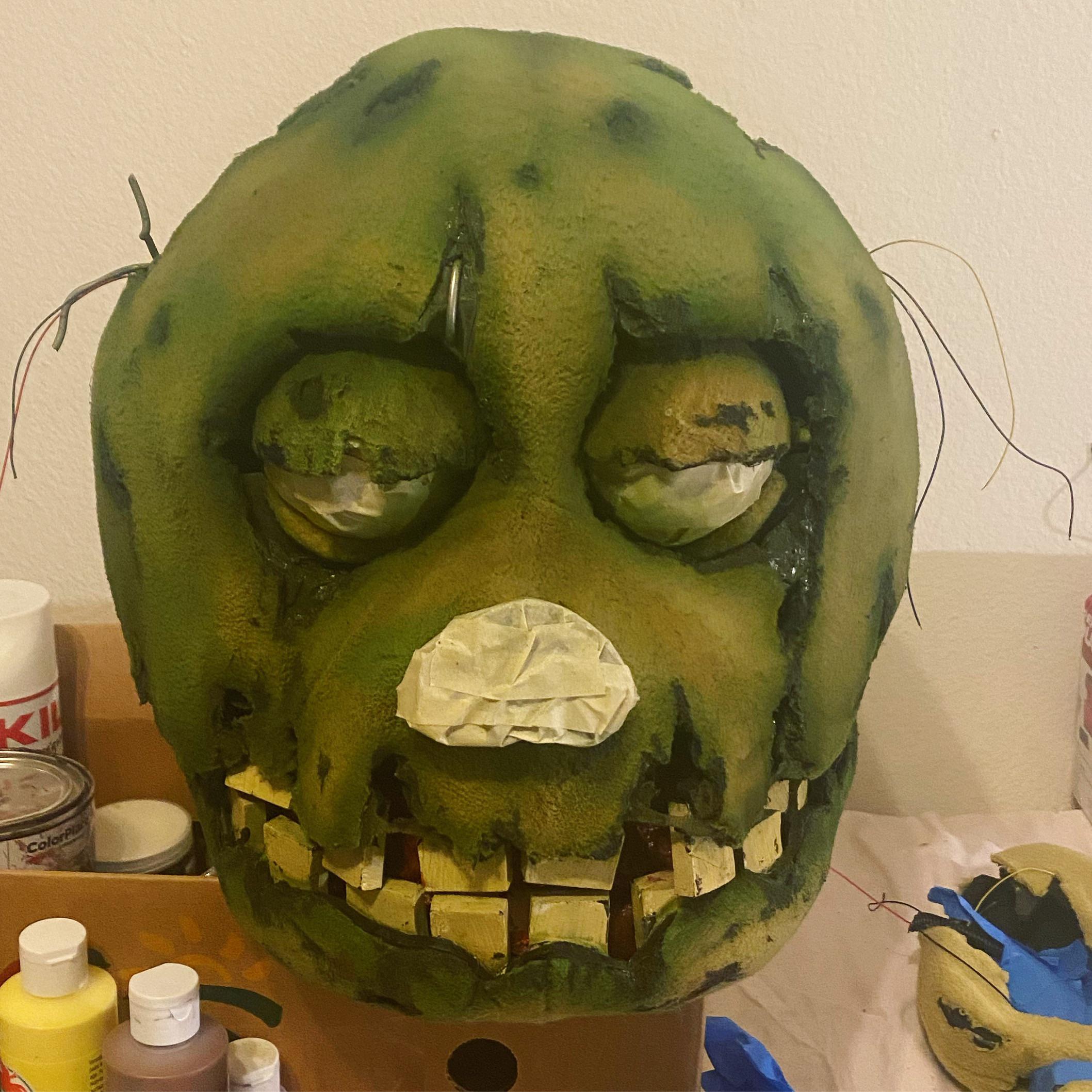 Current progress on my Springtrap cosplay! Based on the AR design and