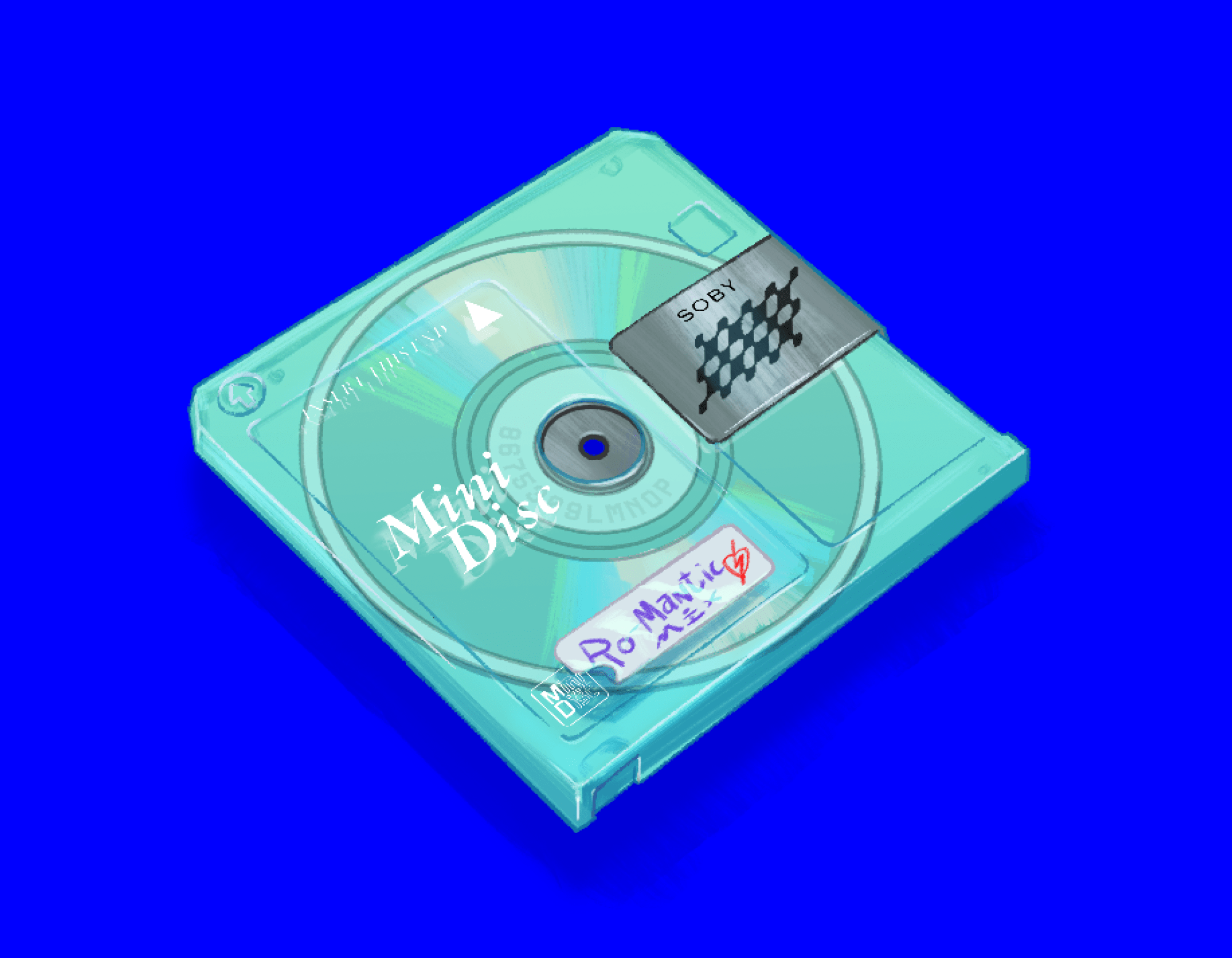 Minidisc art (by me) r/DigitalArt