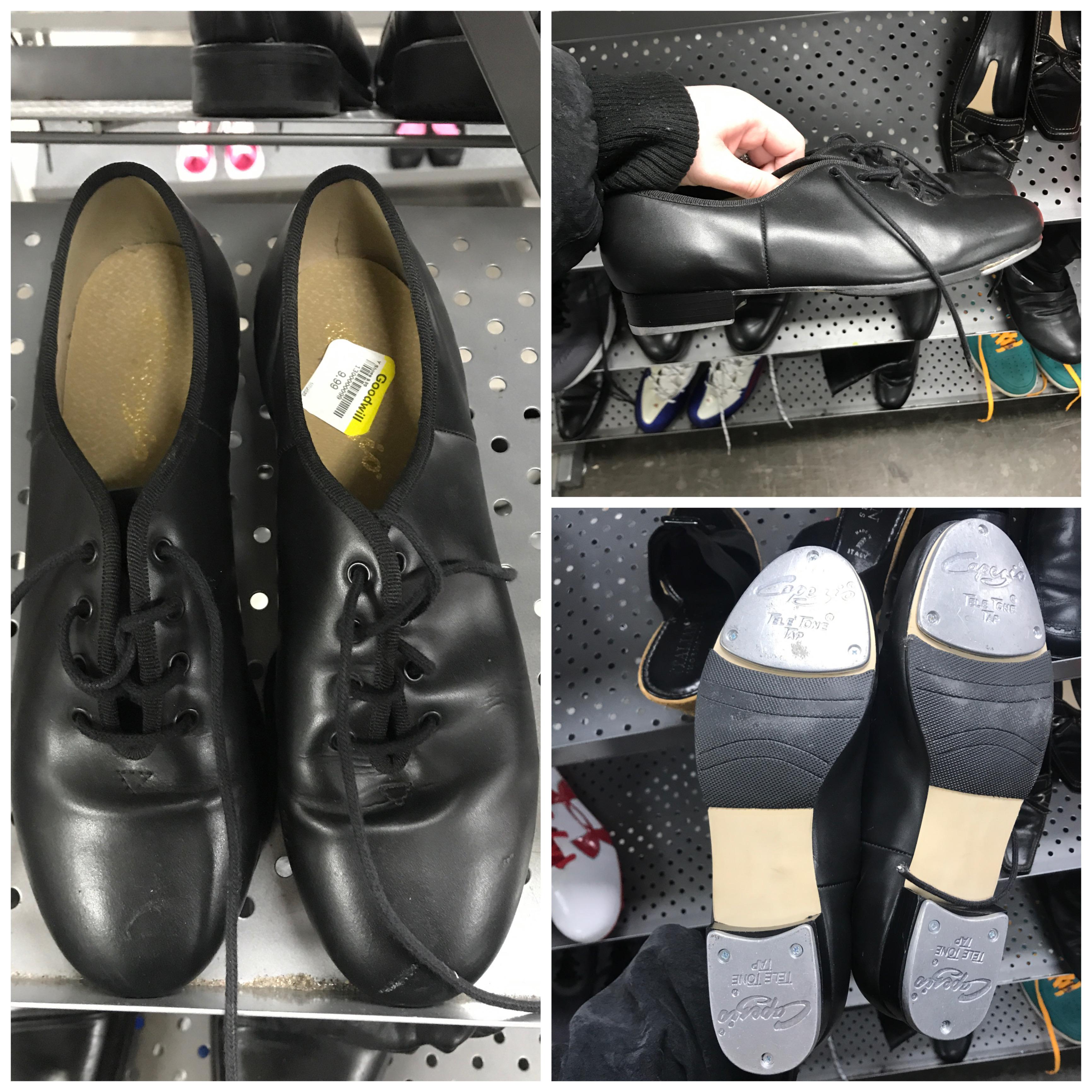 barely used Capezio tap shoes found at my local goodwill for 10 they