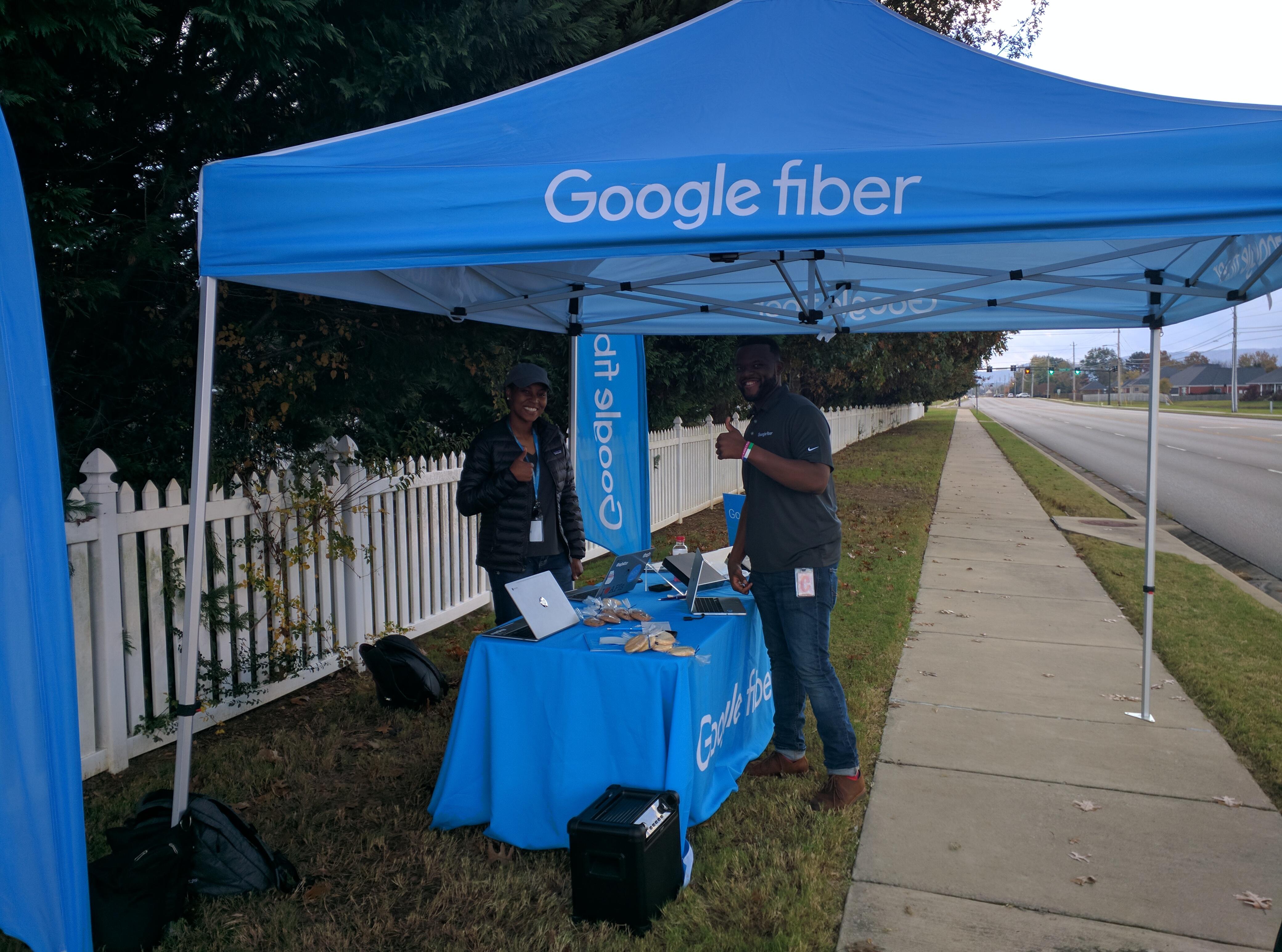 Google Fiber Kiosk on Taylor Road r/HuntsvilleAlabama
