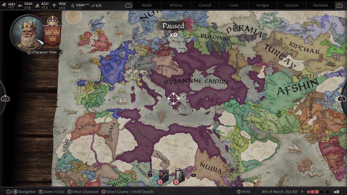 [CK3] Is it normal for the Byzantine Empire to be this big? I’m still
