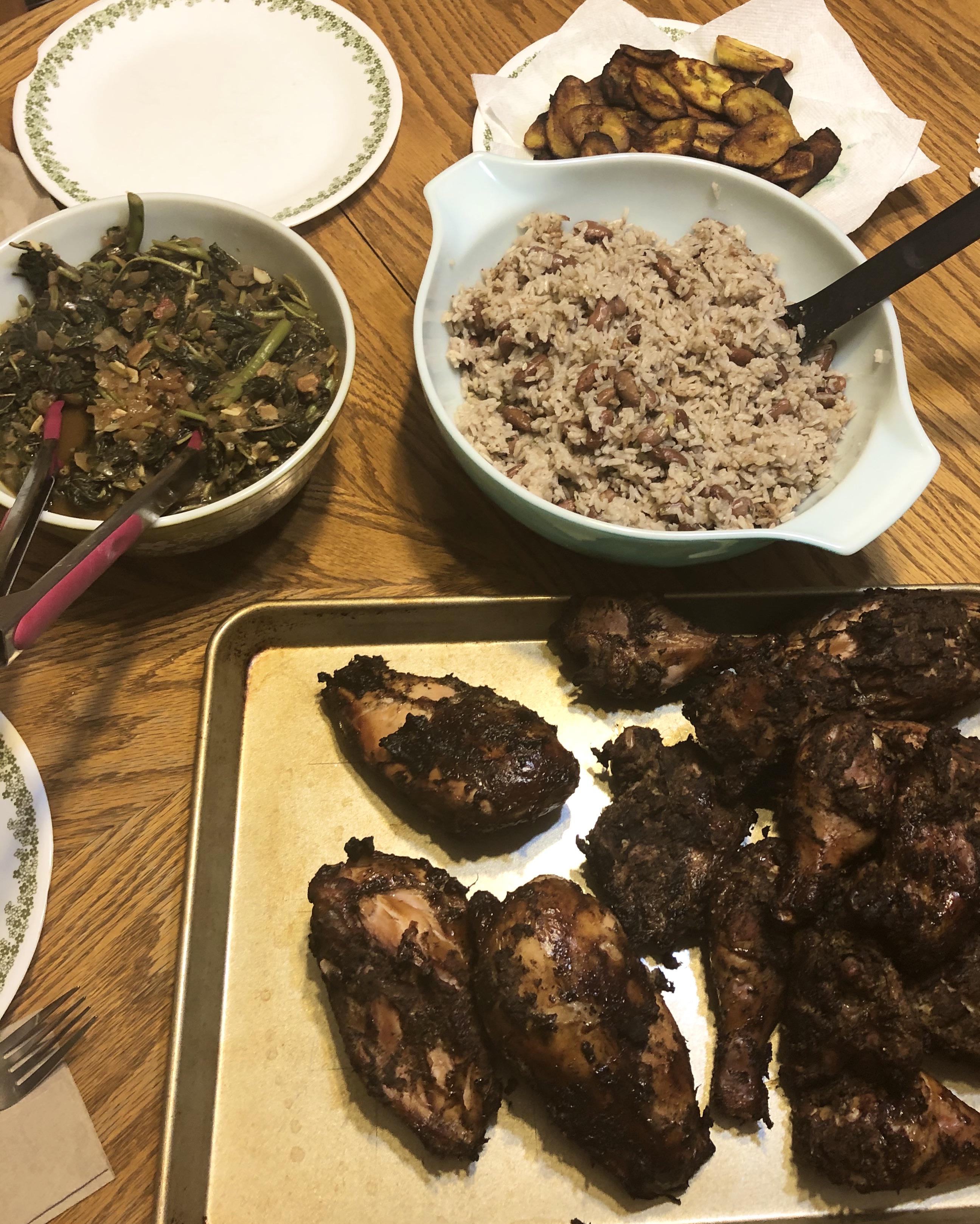 I got some imported pimento wood chips. Couldn’t wait to make some jerk