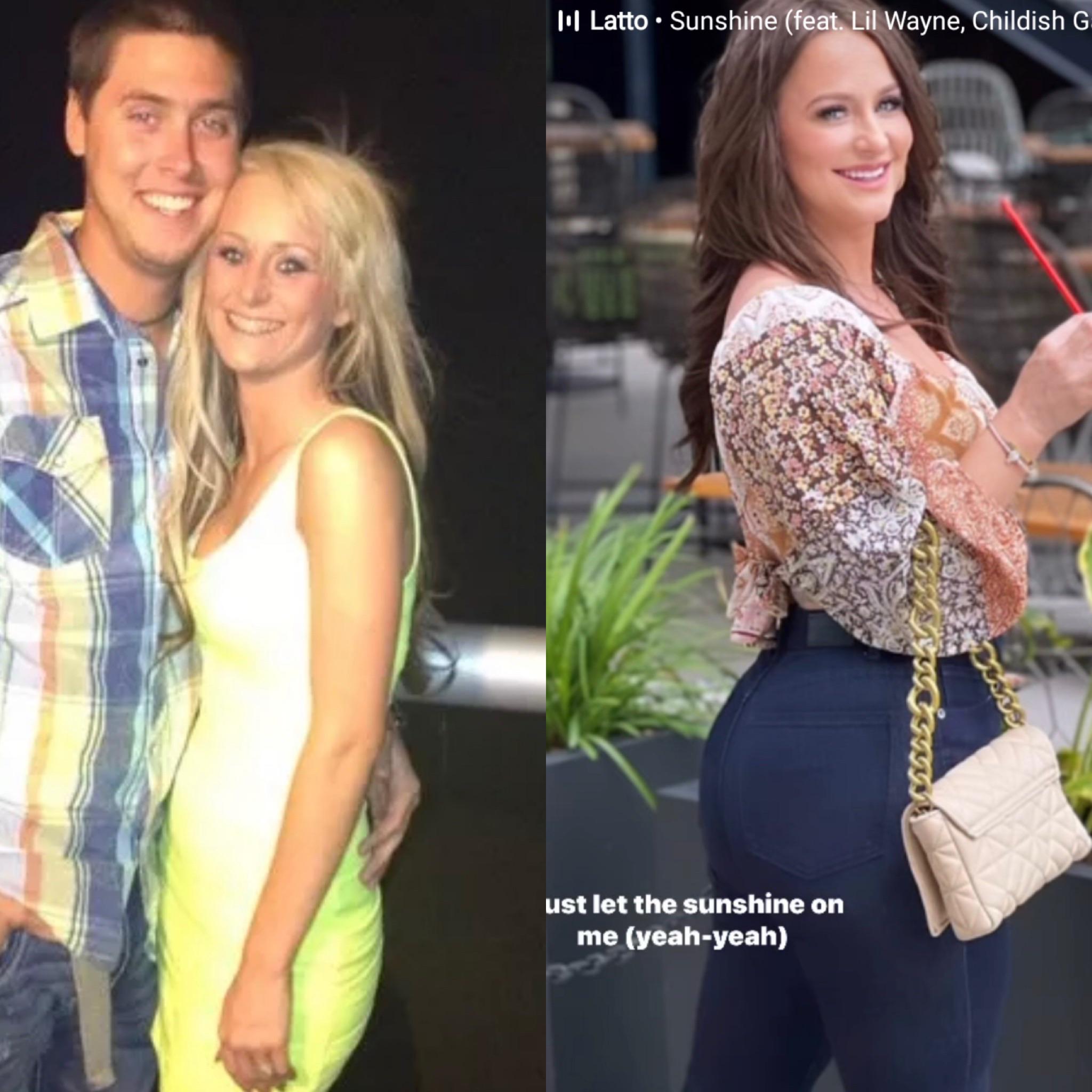 Leah’s skinny BBL. A before and after. r/TeenMomOGandTeenMom2