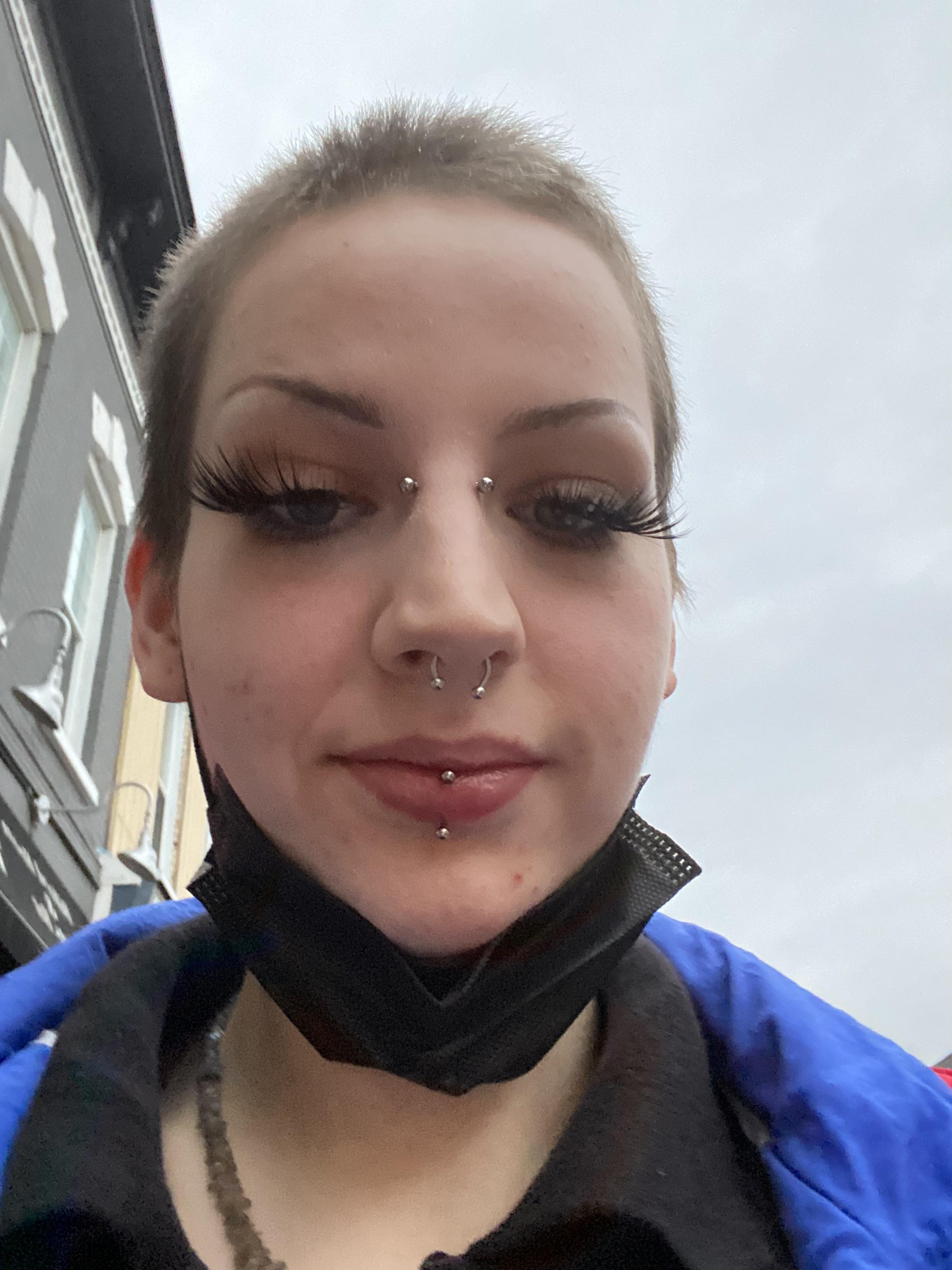 Got a vertical Labret yesterday wondering if I could take some