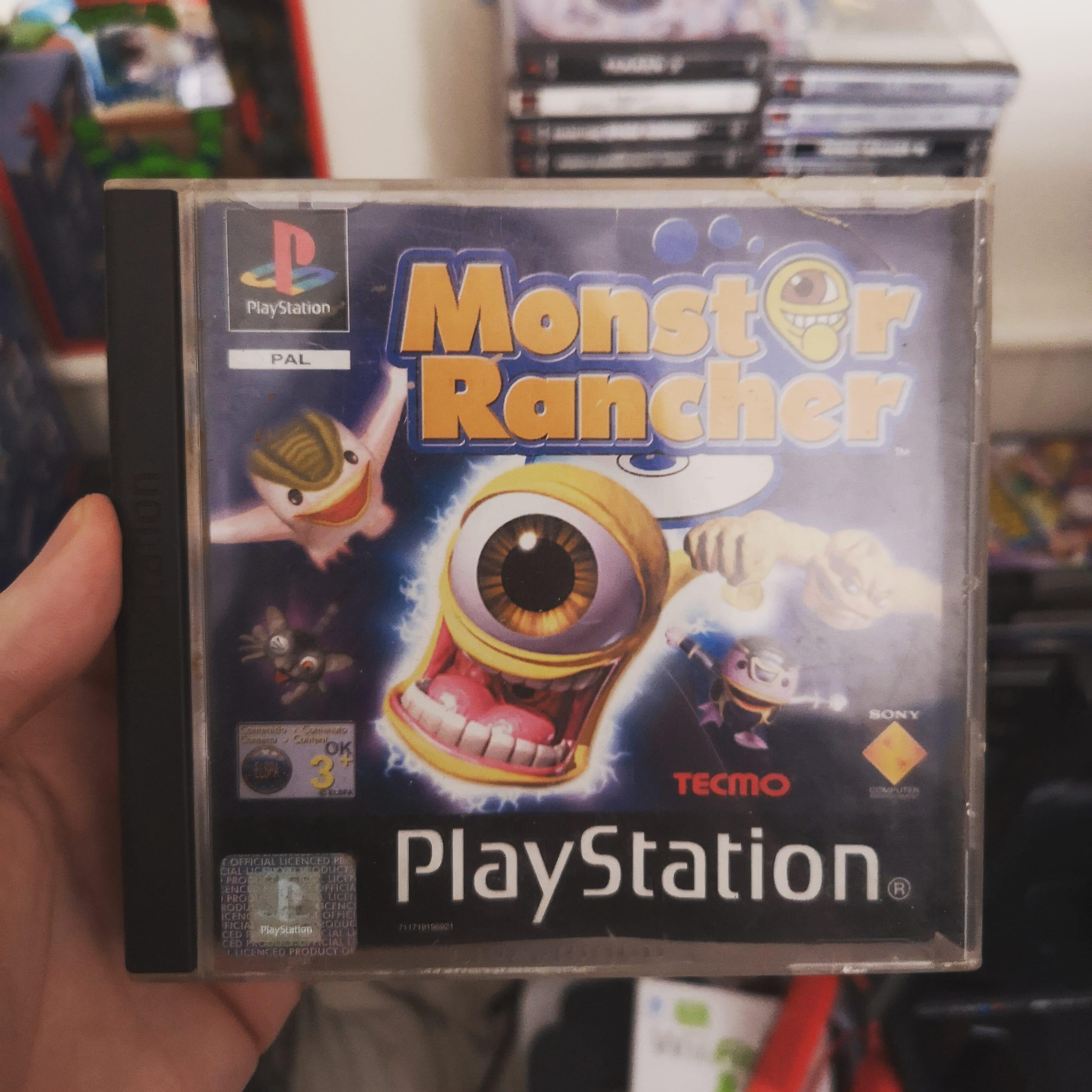 This is my favourite PS1 game Monster Rancher, I love this game, did
