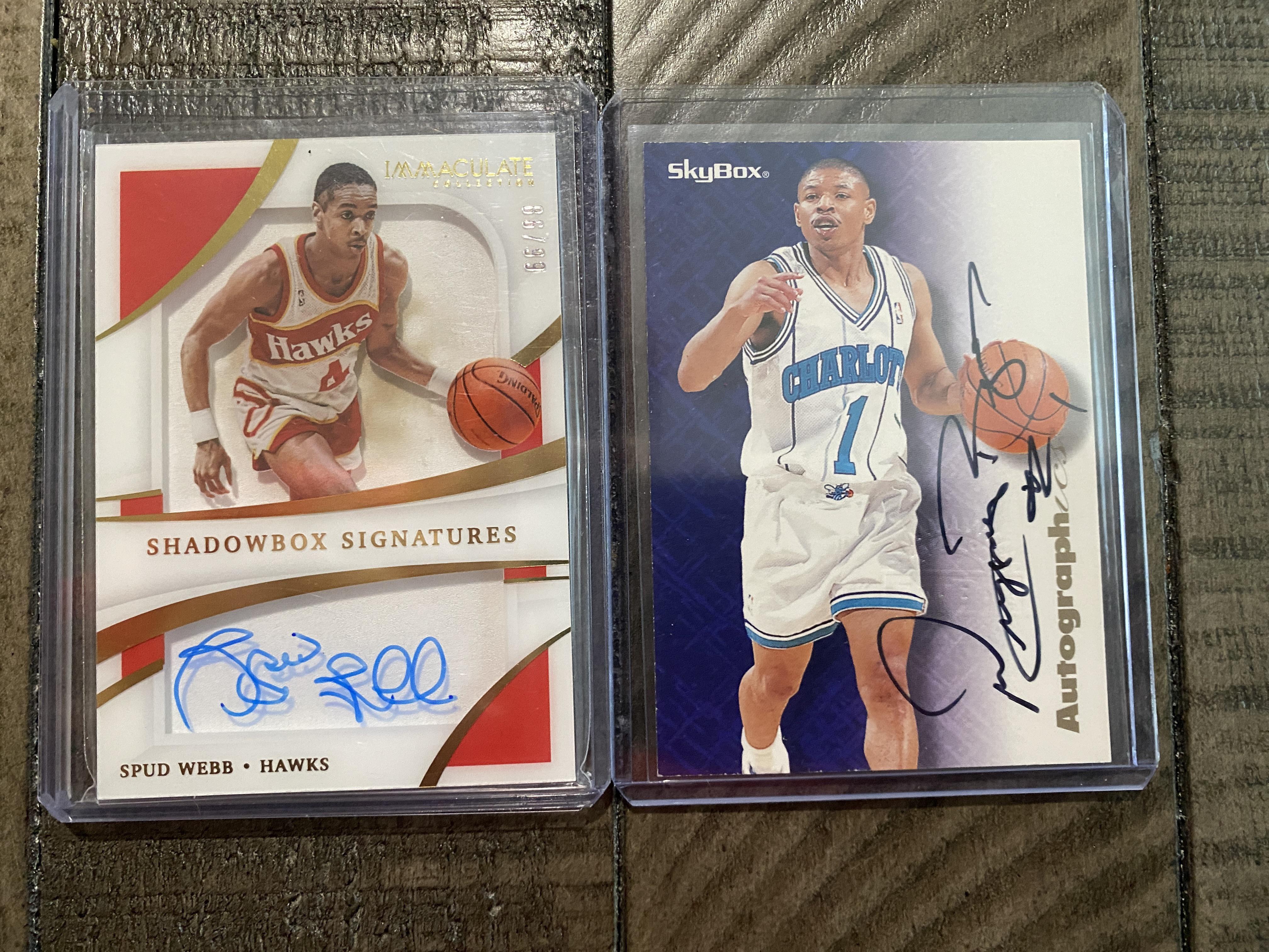 Spud b and Muggsy Bogues! r/basketballcards