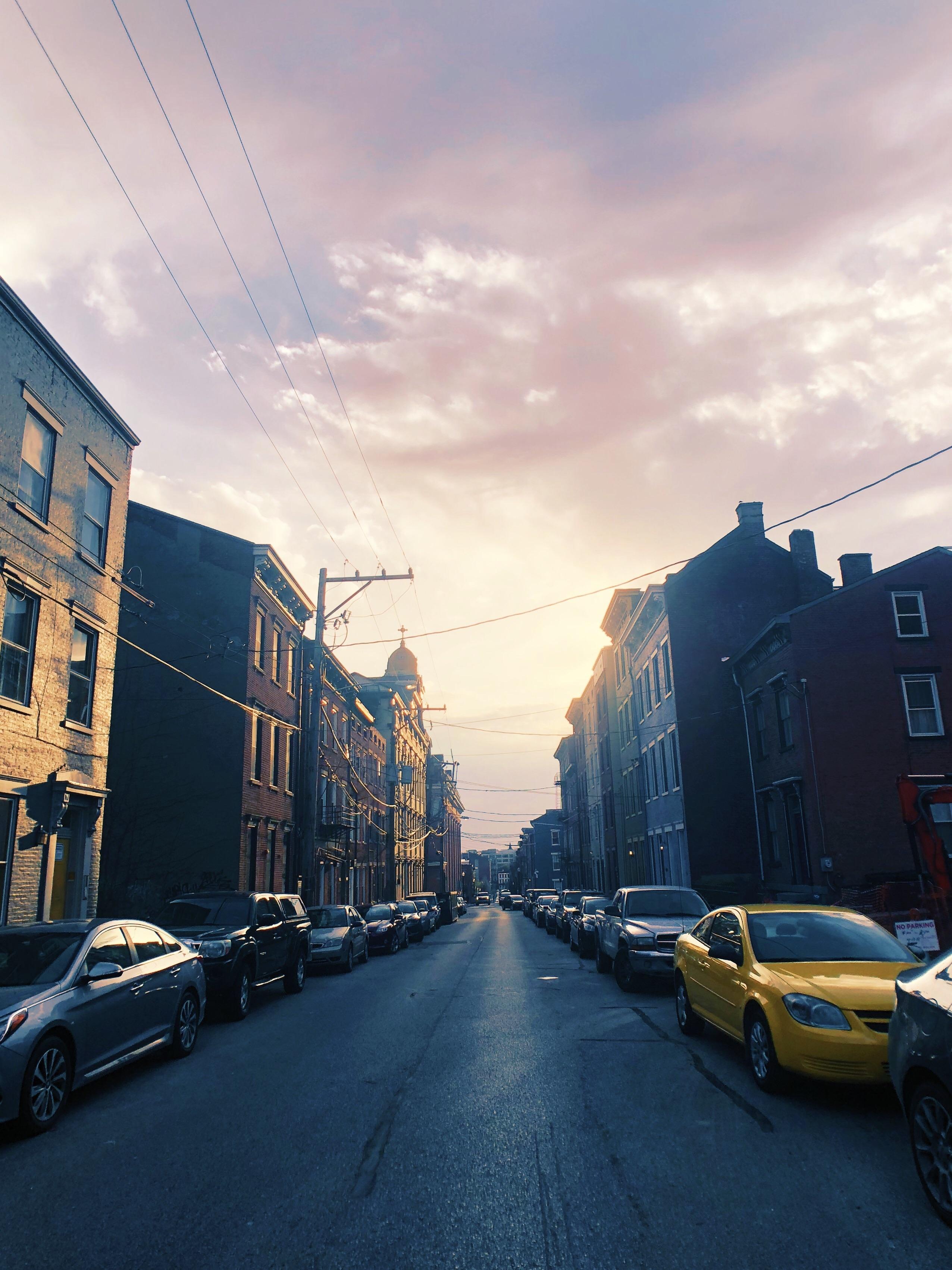 Springtime Dusk in Pendleton, Ohio (Neighborhood of Cincinnati) [OC