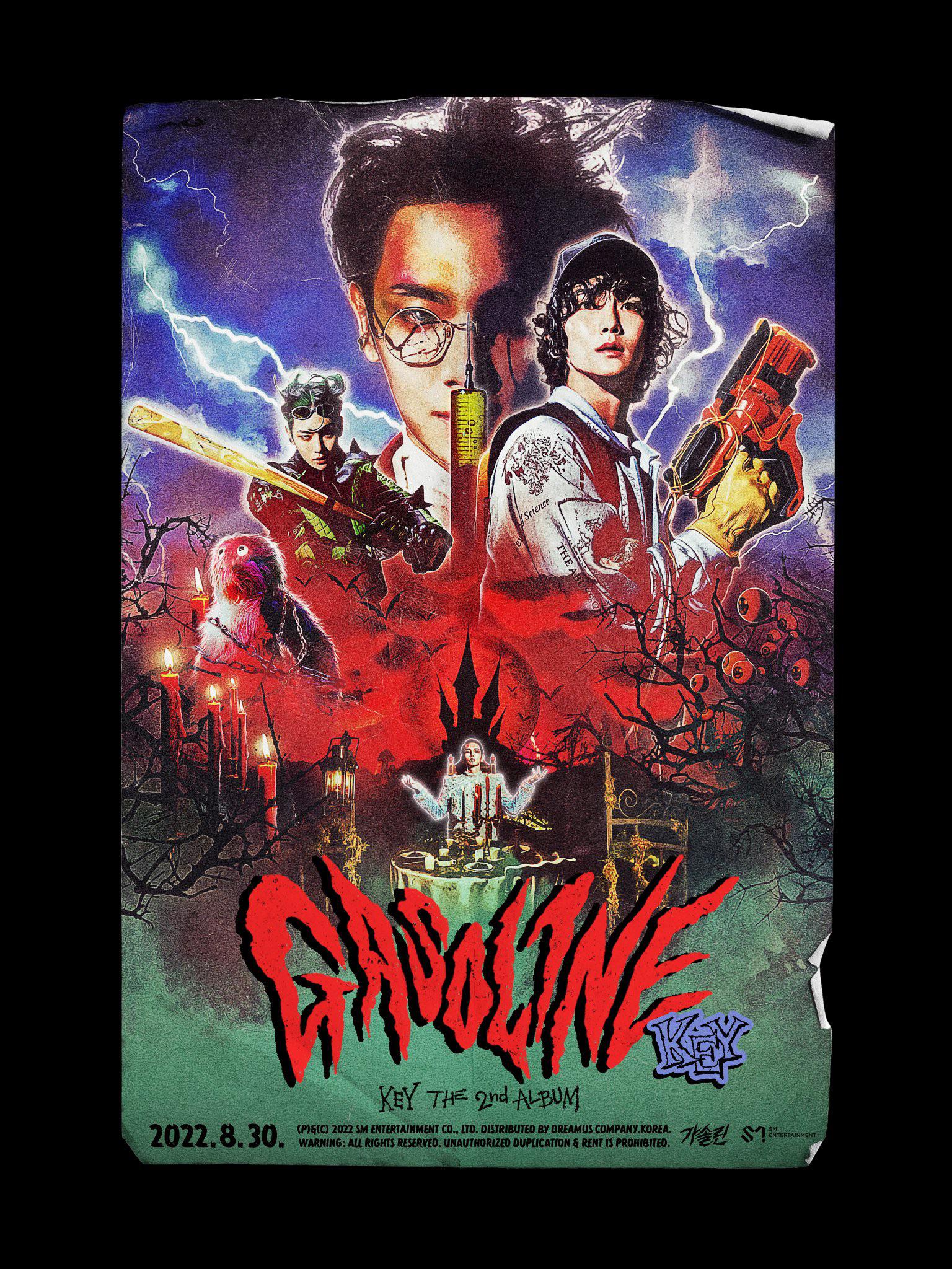 KEY (SHINee) 2nd Album 'Gasoline' (Teaser Poster) r/kpop