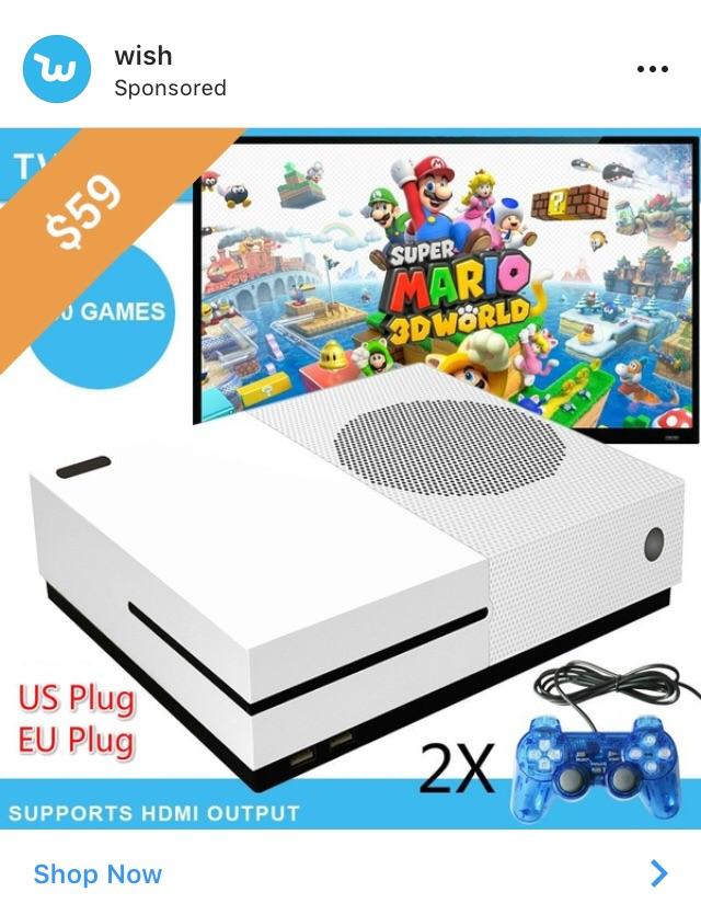 That’s a good deal for a Nintendo Xbox 2 crappyoffbrands