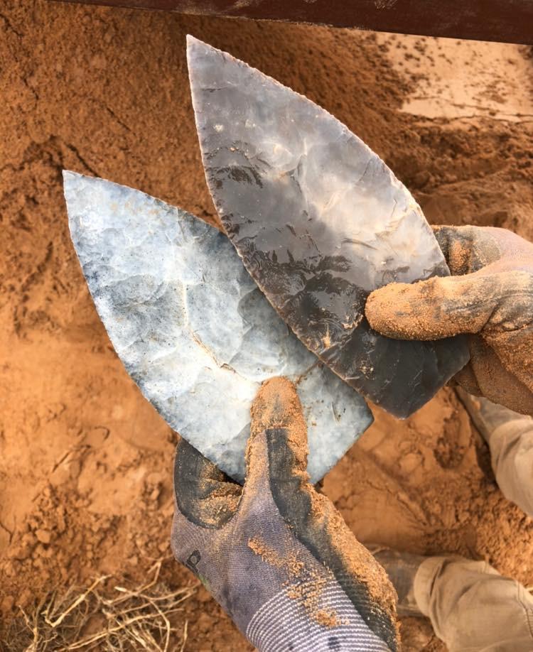 Glastonbury Connecticut arrowheads found in farmers fields near the CT