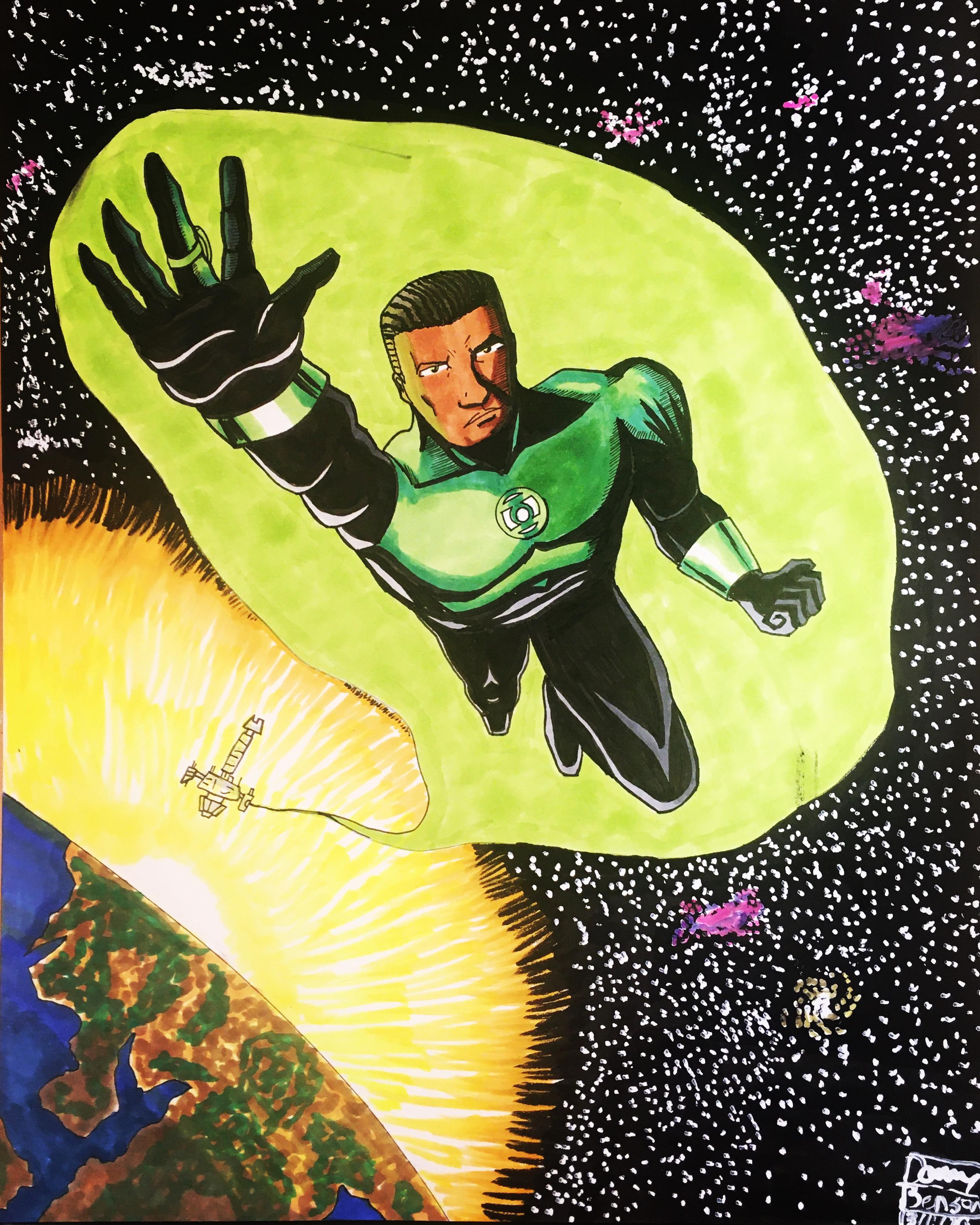 John Stewart Green Lantern by Danny Benson