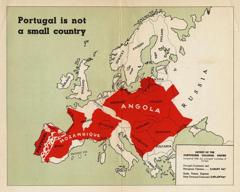 Size of Portuguese colonial possessions compared to Europe r/MapPorn
