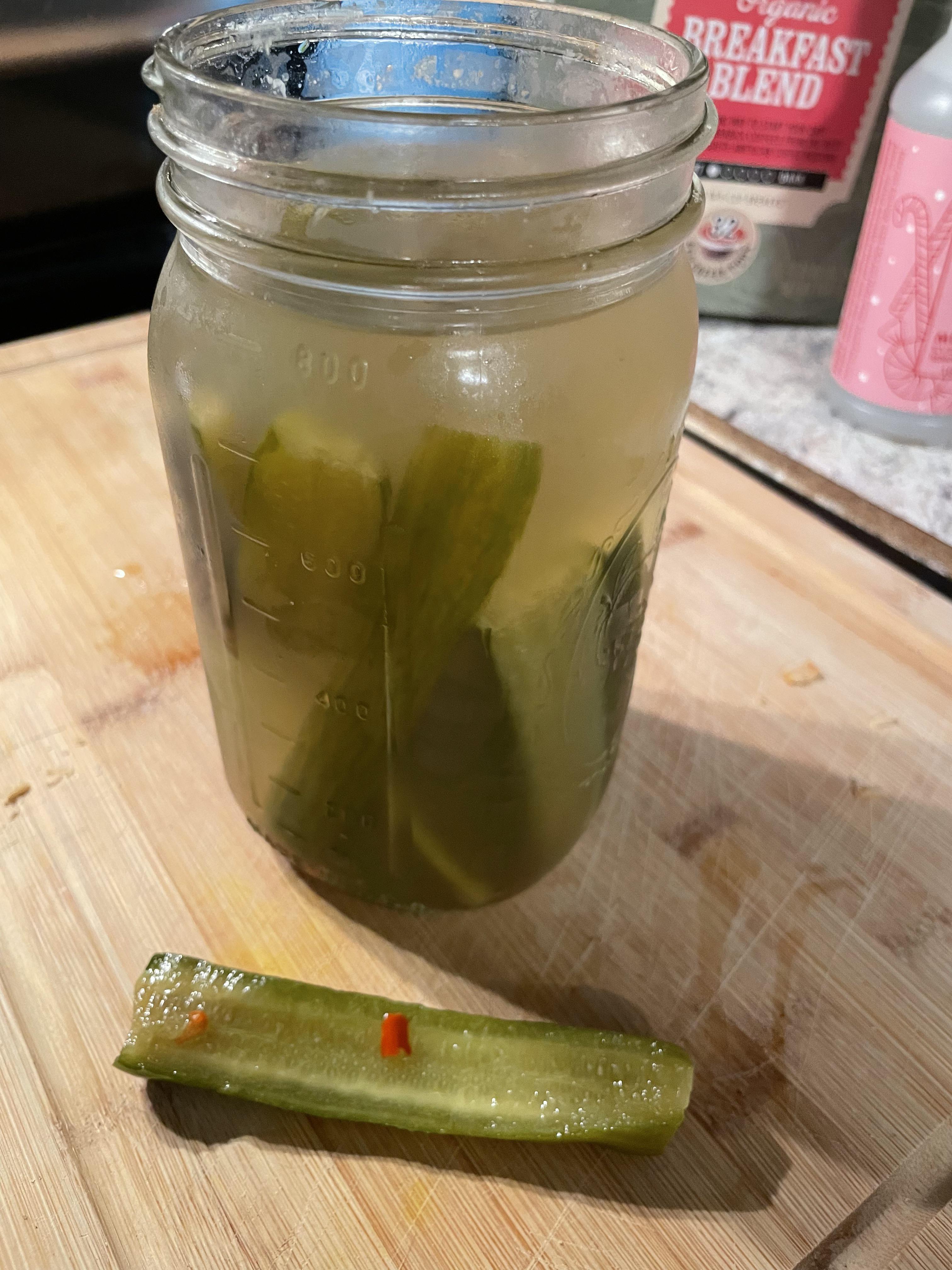First ferment! Pickles! r/fermentation