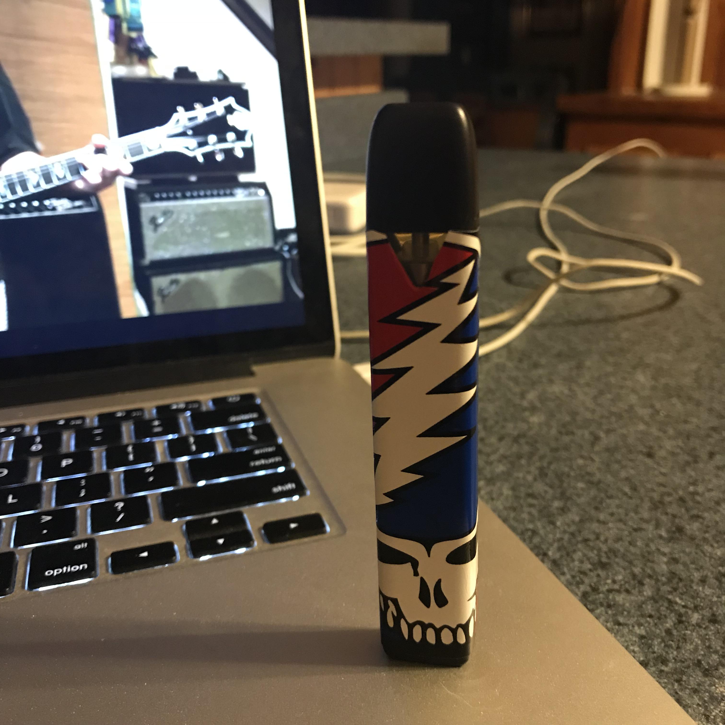 Made a skin for my juno 🤙 Steal Your Vape r/gratefuldead
