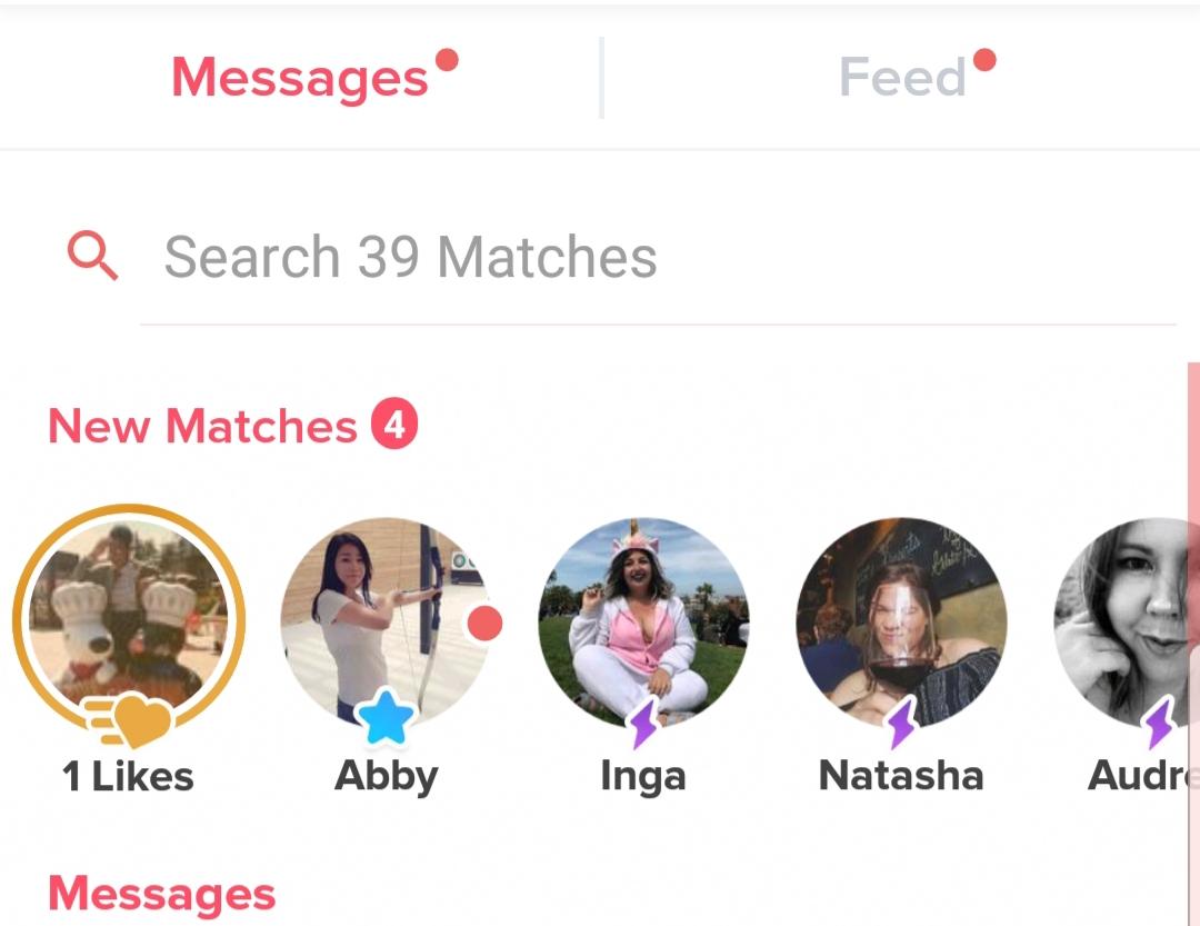 I just got tinder. Can someone explain the difference between all these