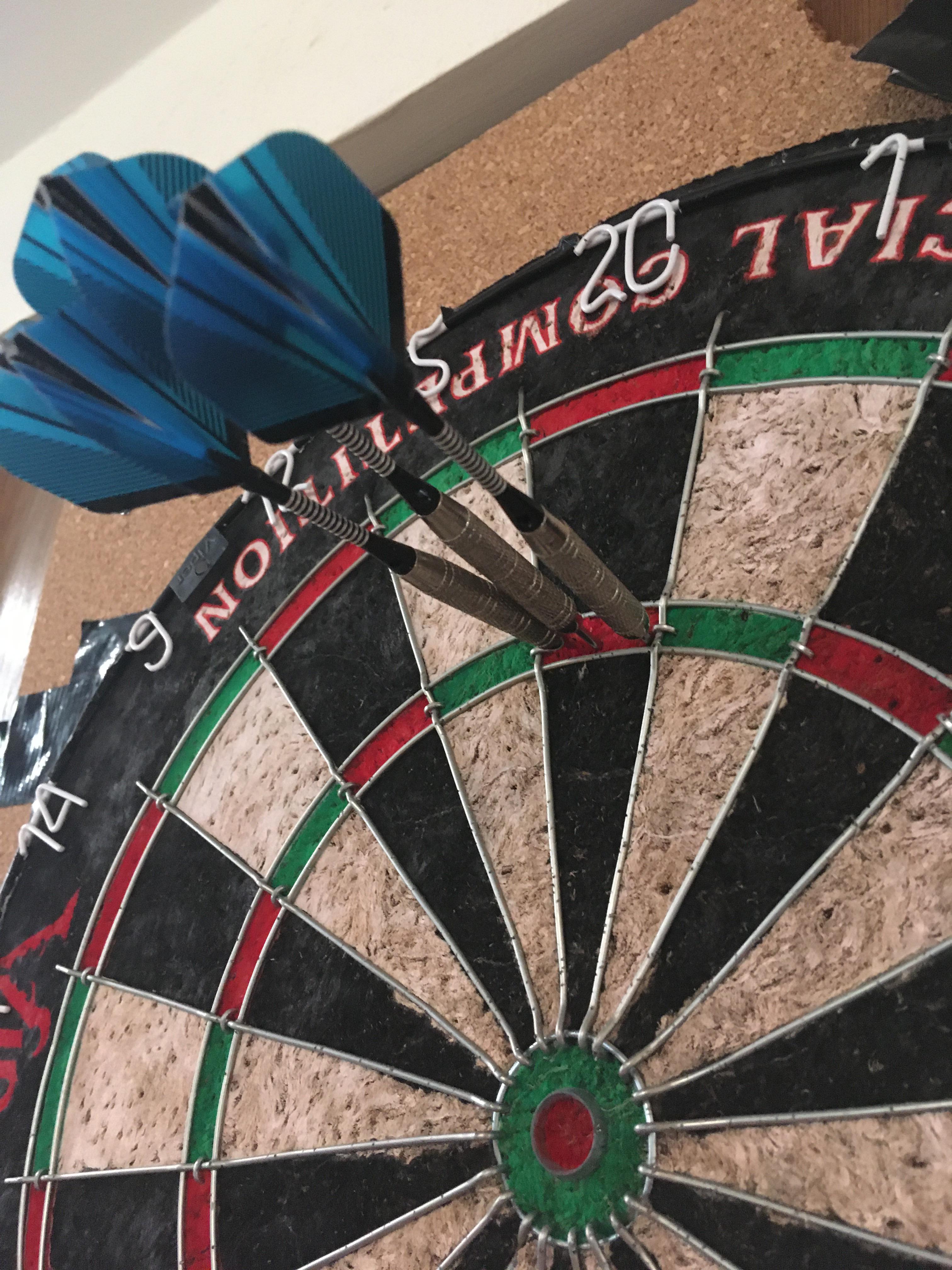 First 180 after 6 months let’s goooooo! Brass darts too! Tungsten ones