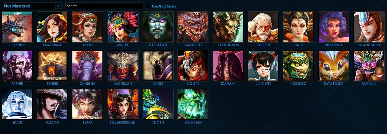 Returning player, what gods to master for ranked!? Basically out of the