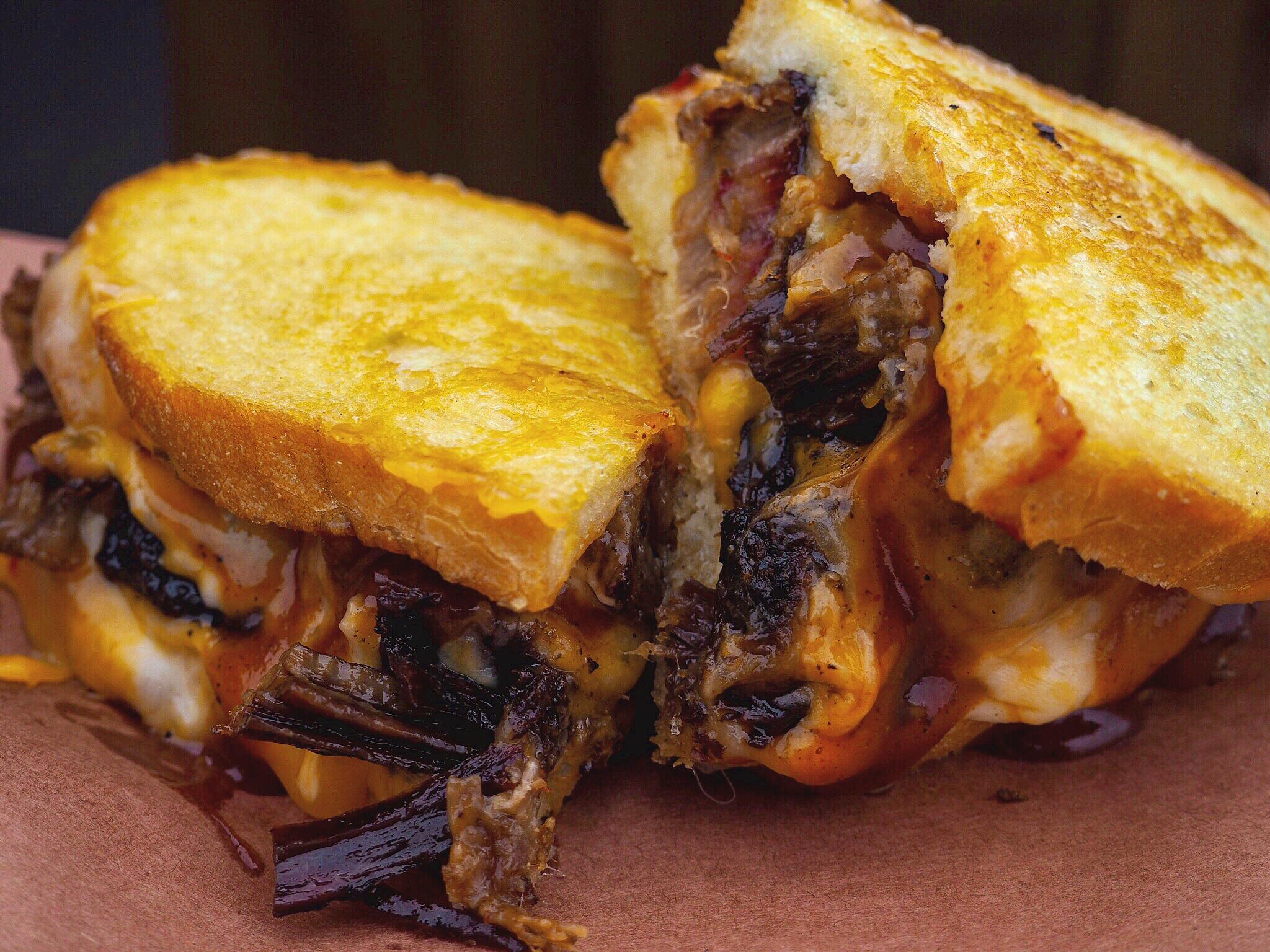 [Homemade] BBQ Brisket sandwich r/food