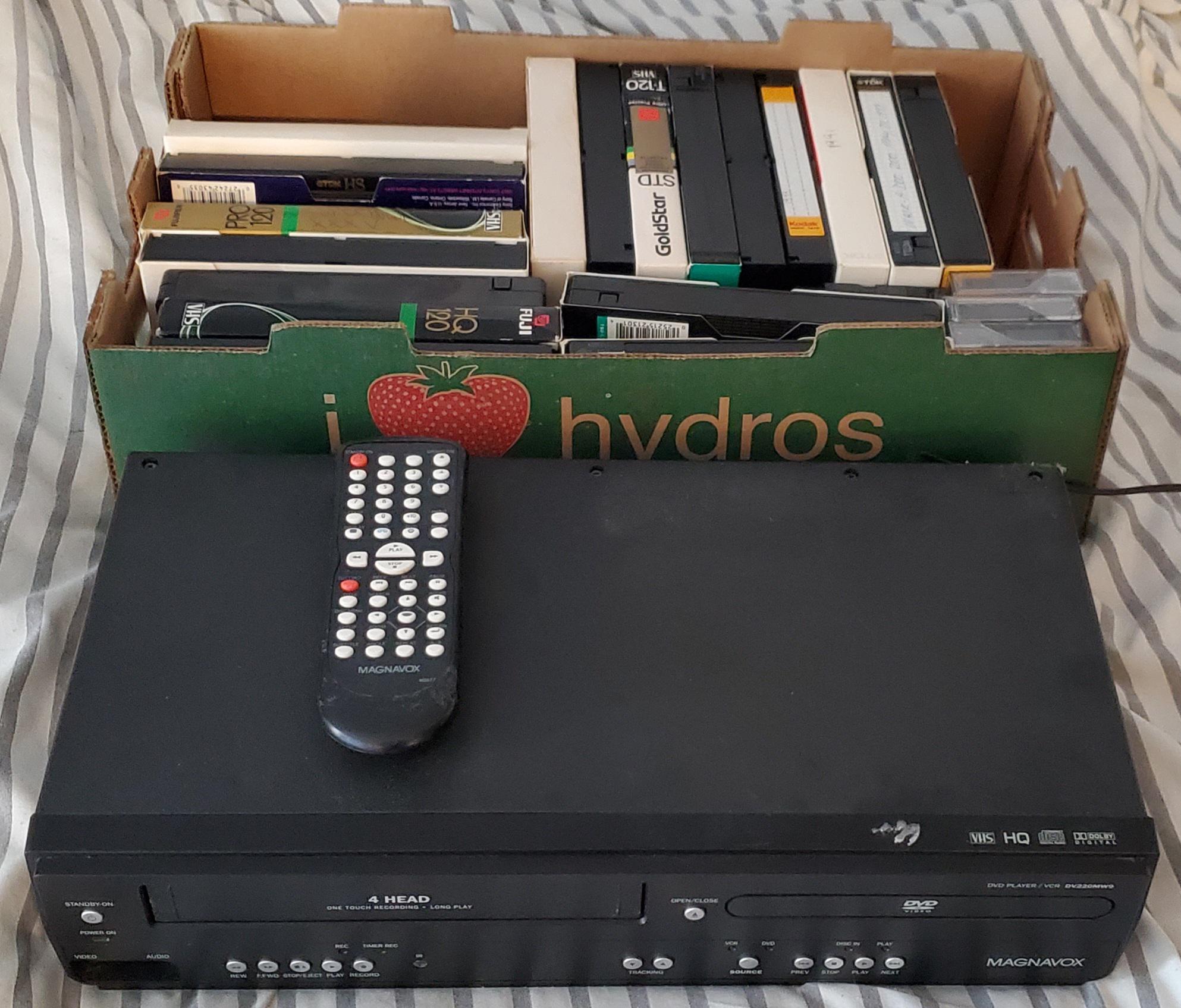 I found a Magnavox VCR at a thrift store to digitize my old VHS tapes