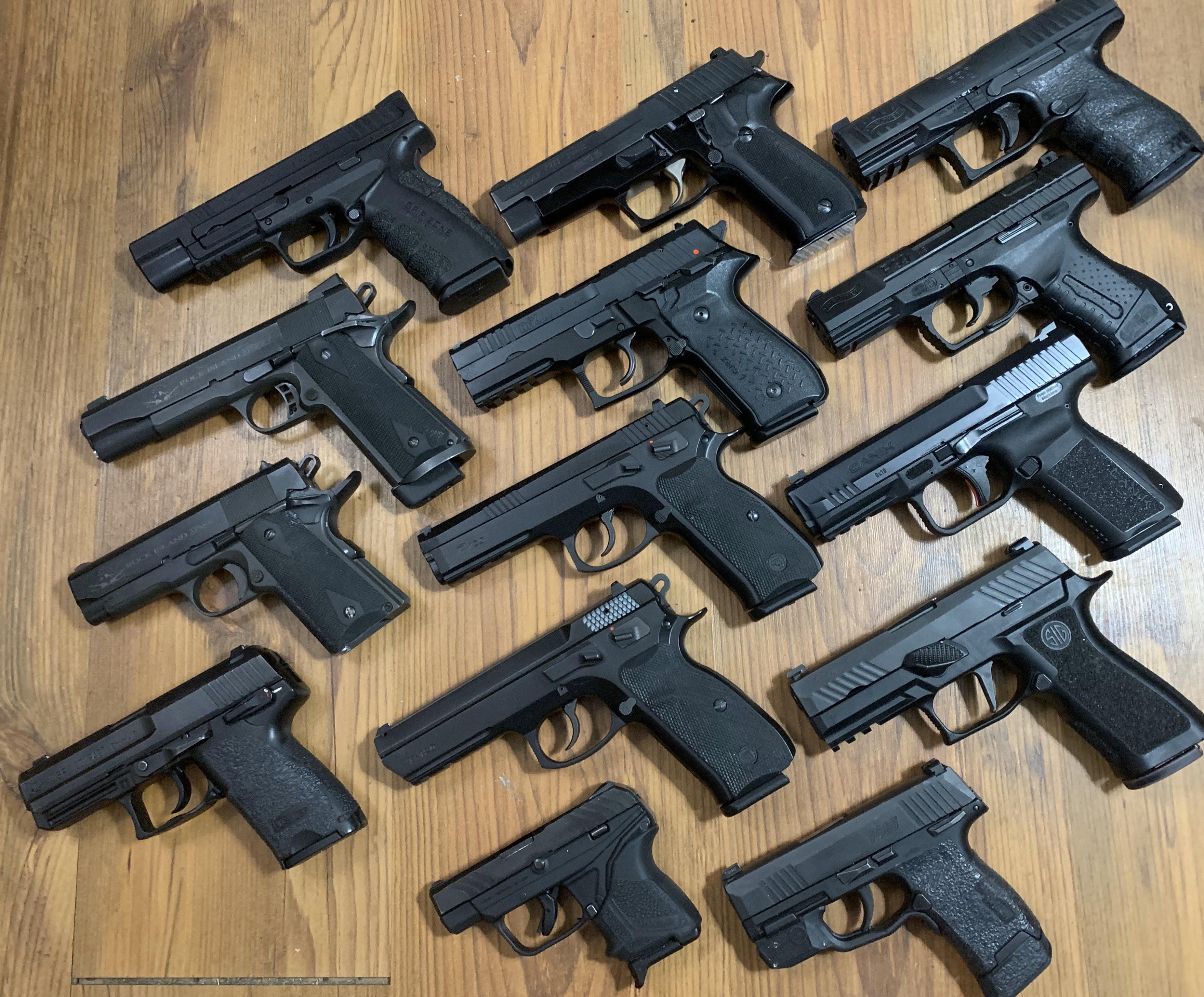 Handgun collection as of now r/handguns