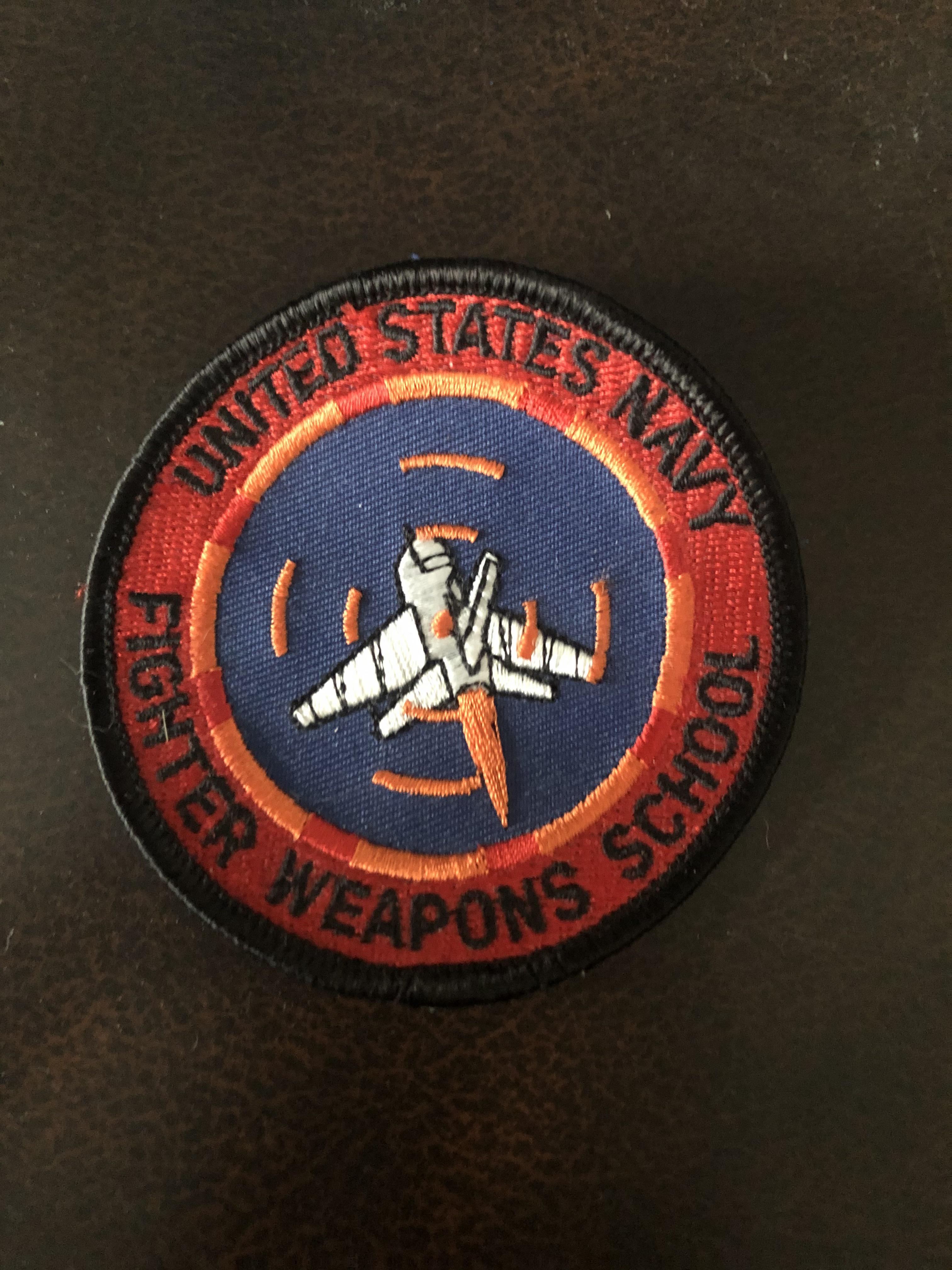 Authentic Top Gun patch given to me by a graduate r/hoggit
