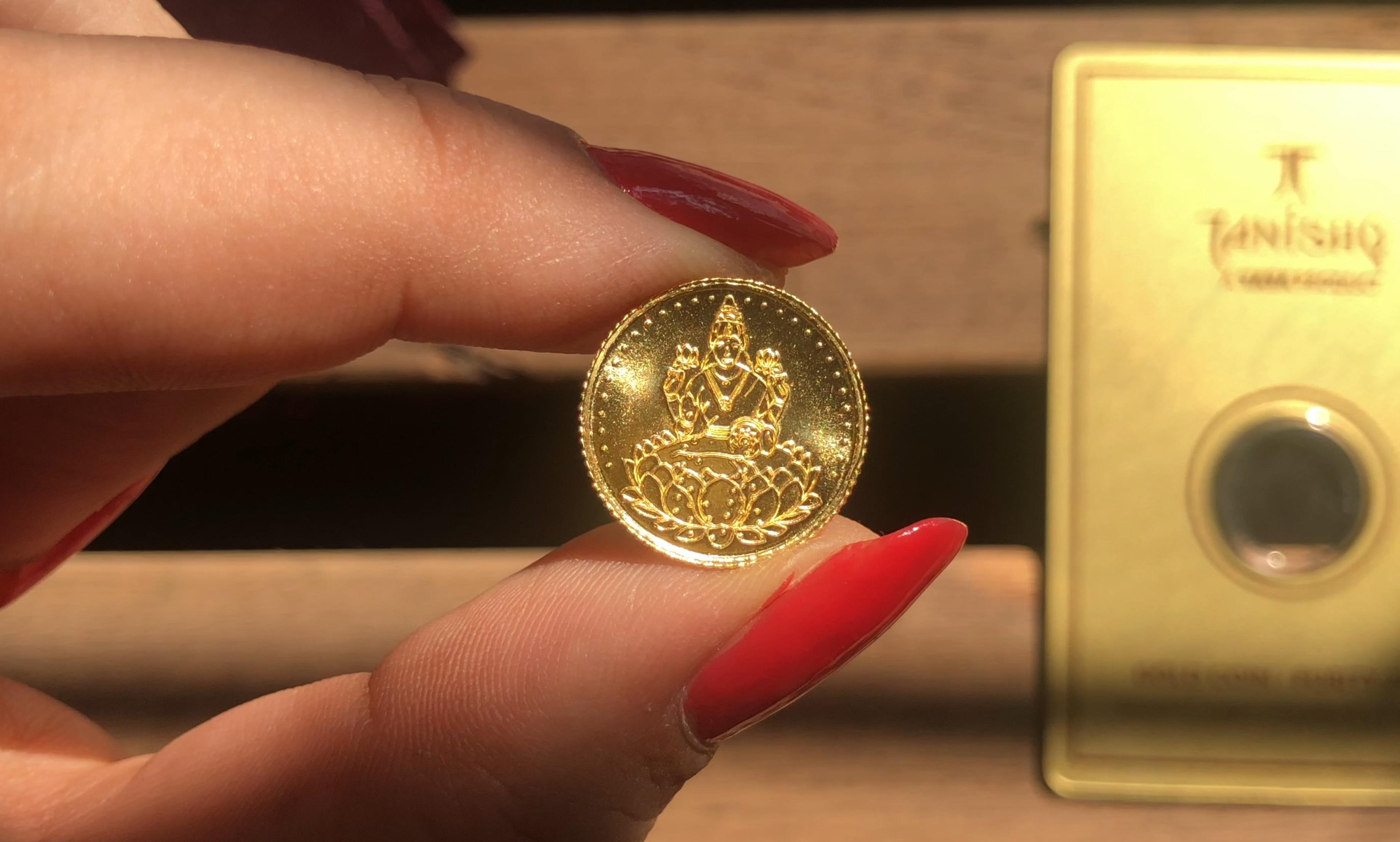 Smallest Gold Coin from my collection... 2 Grams 24 Karat r/Gold