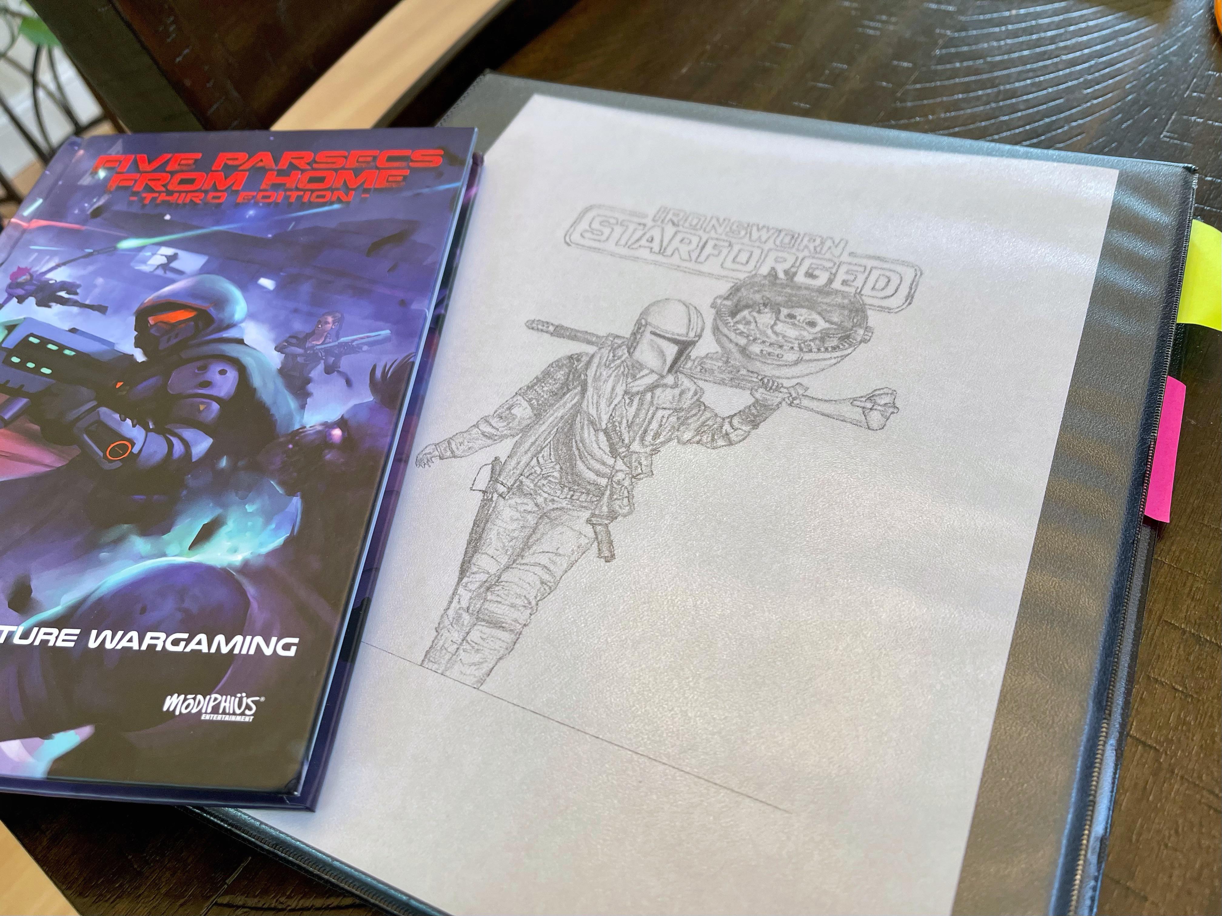 Ironsworn & Five Parsecs From Home binder created! r