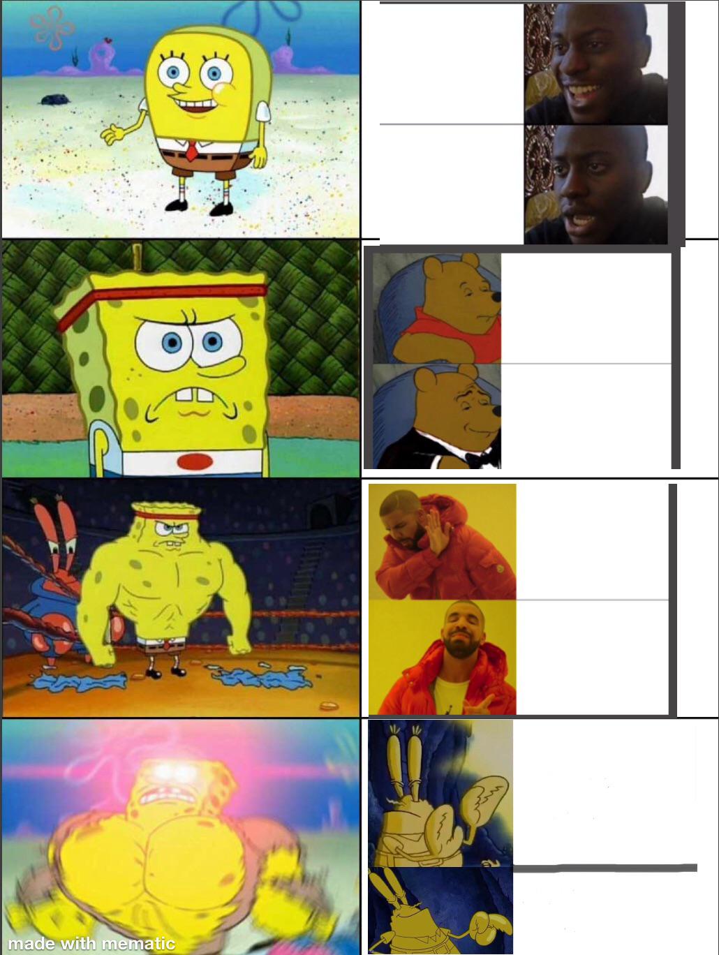 Meme format in a meme format r/spongebob