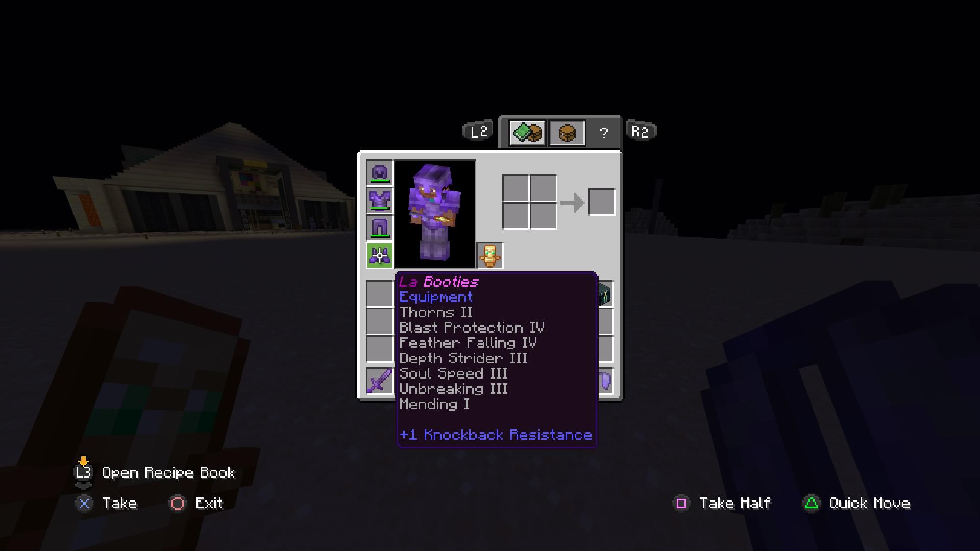 La Booties. Finally got the best boots in the game r/Minecraft