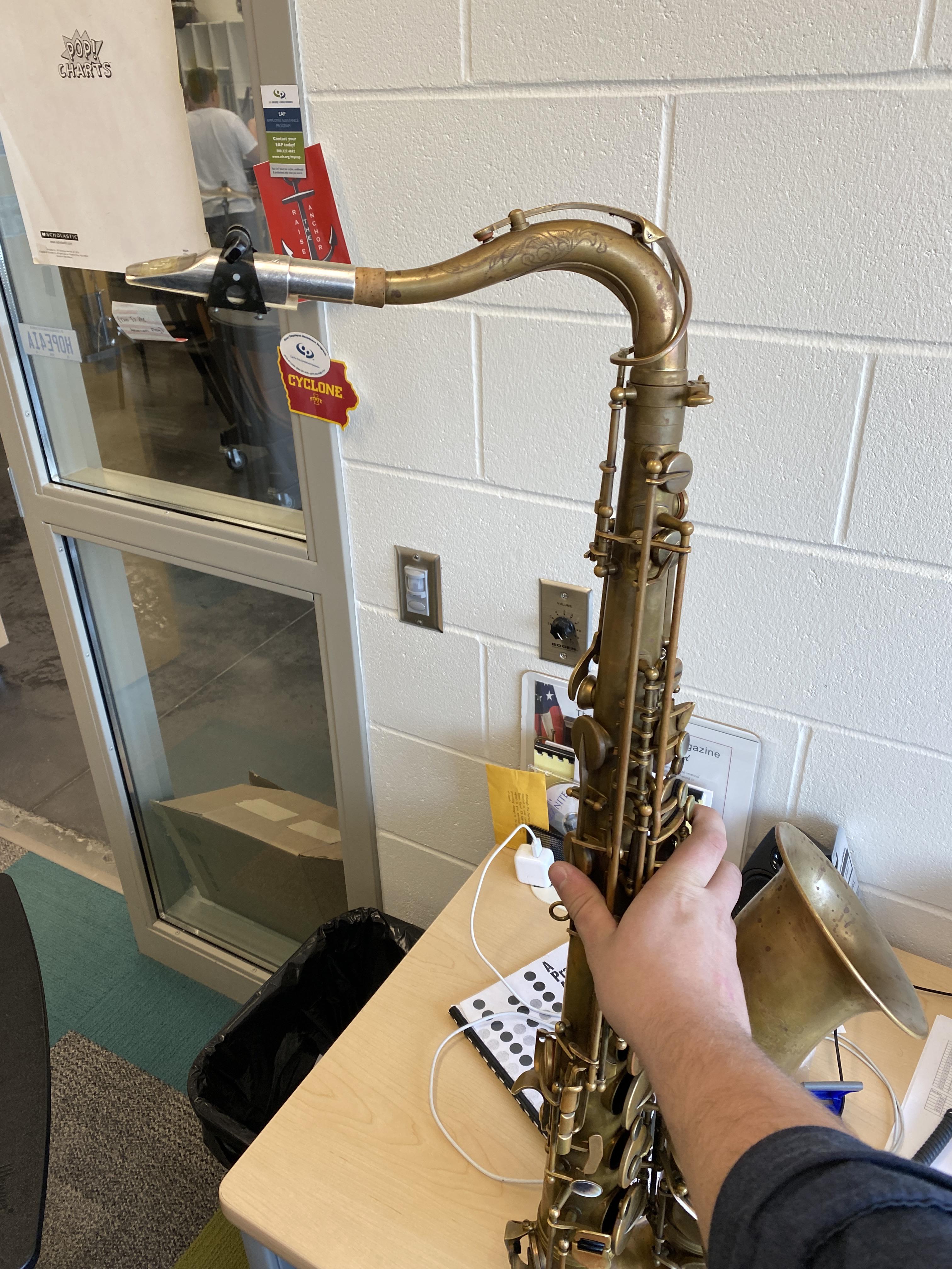 My current tenor setup Eastman 52nd Street with a Guardala “King