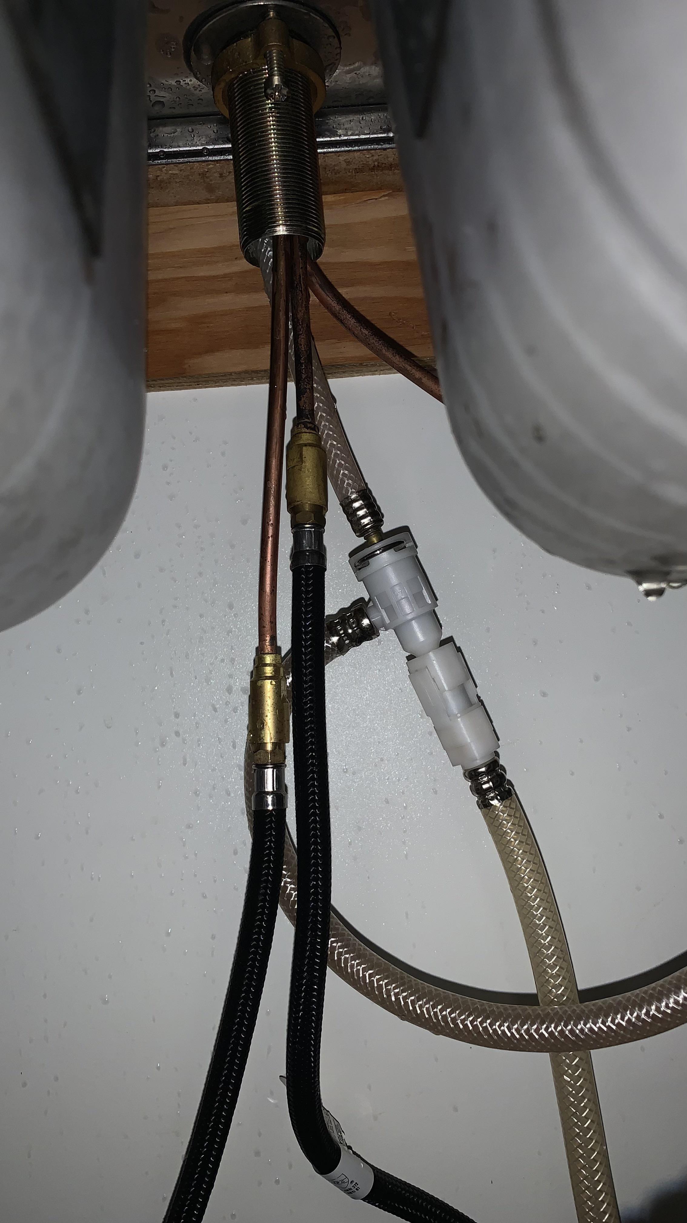 The sprayer on my kitchen sink keeps detaching rendering my sink