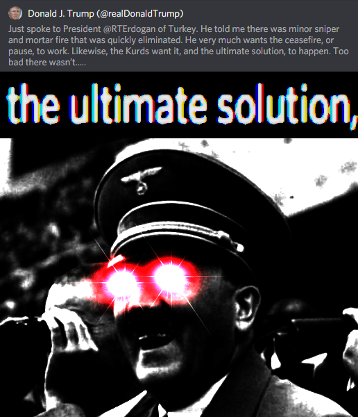 Trump's final solution PoliticalHumor