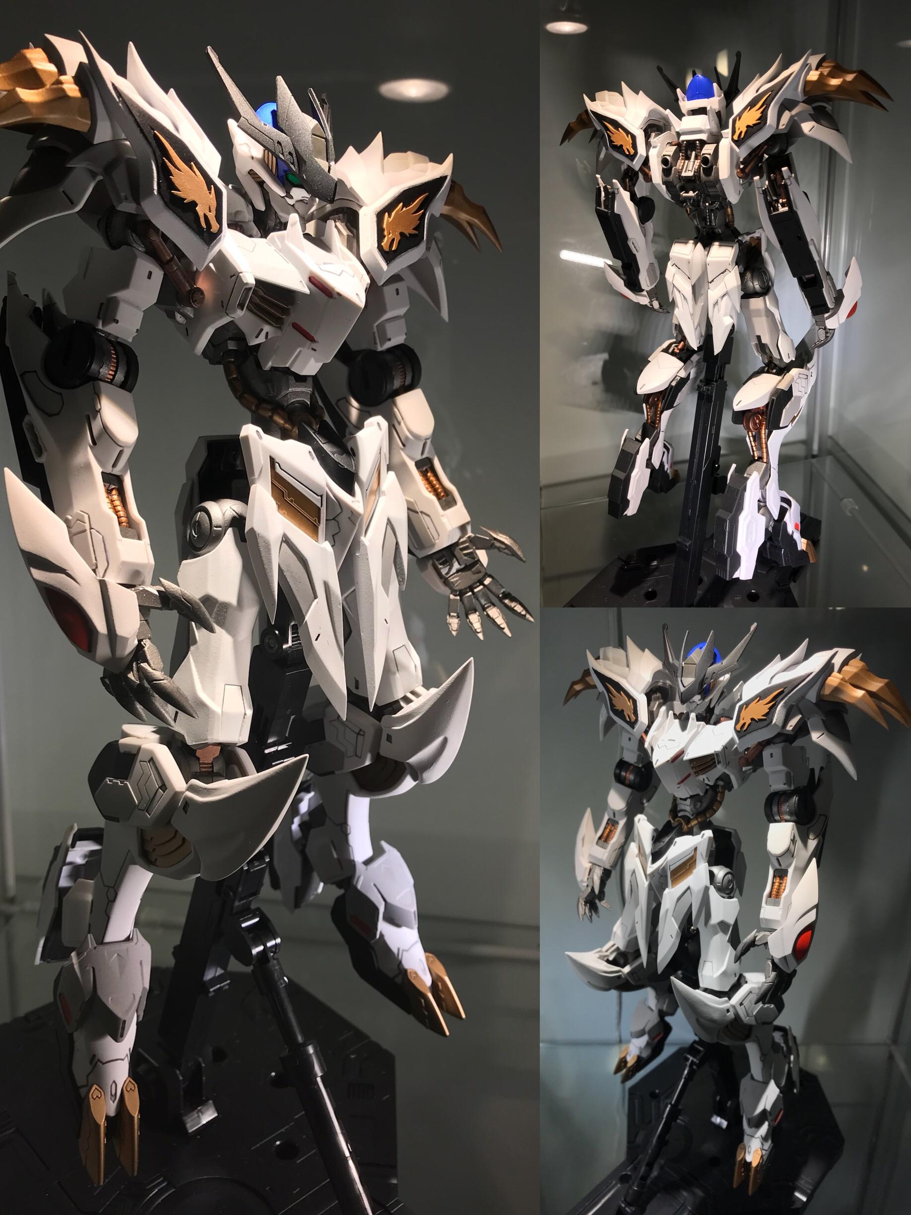 Dragon King Barbatos Lupus Rec Resin Conversion WIP, with armour on as