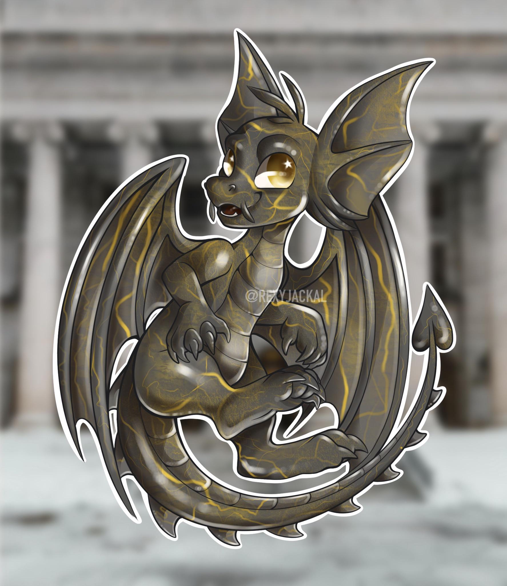 My fav marble paint! [art by me] r/neopets