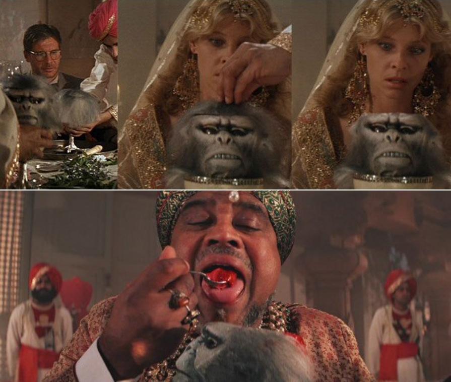 Indiana Jones and the Temple of Doom. Mmm chilled monkey brains