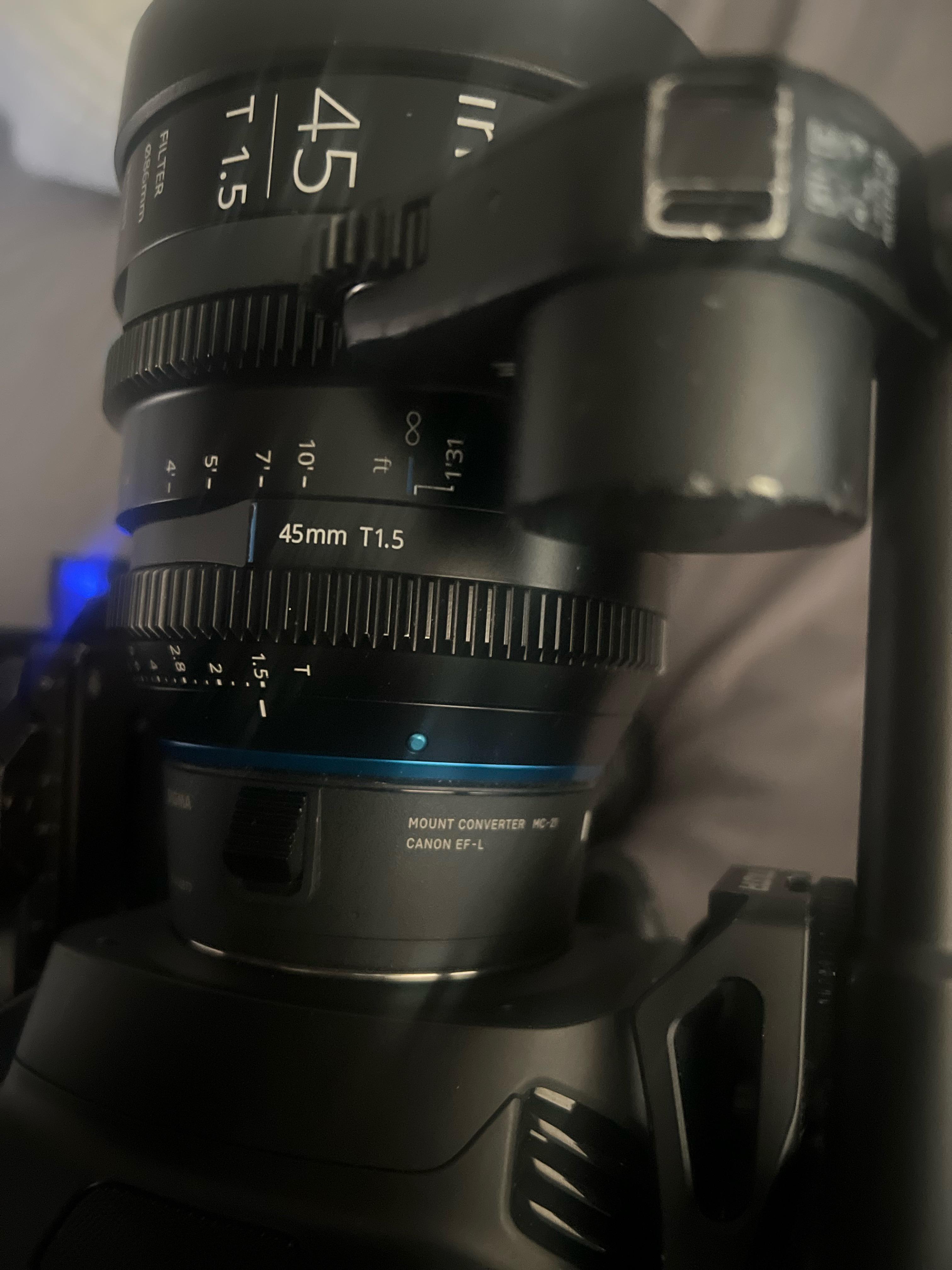 Gyro Stabilization with Sigma MC21 Irix Lens on FF 6k r/blackmagicdesign