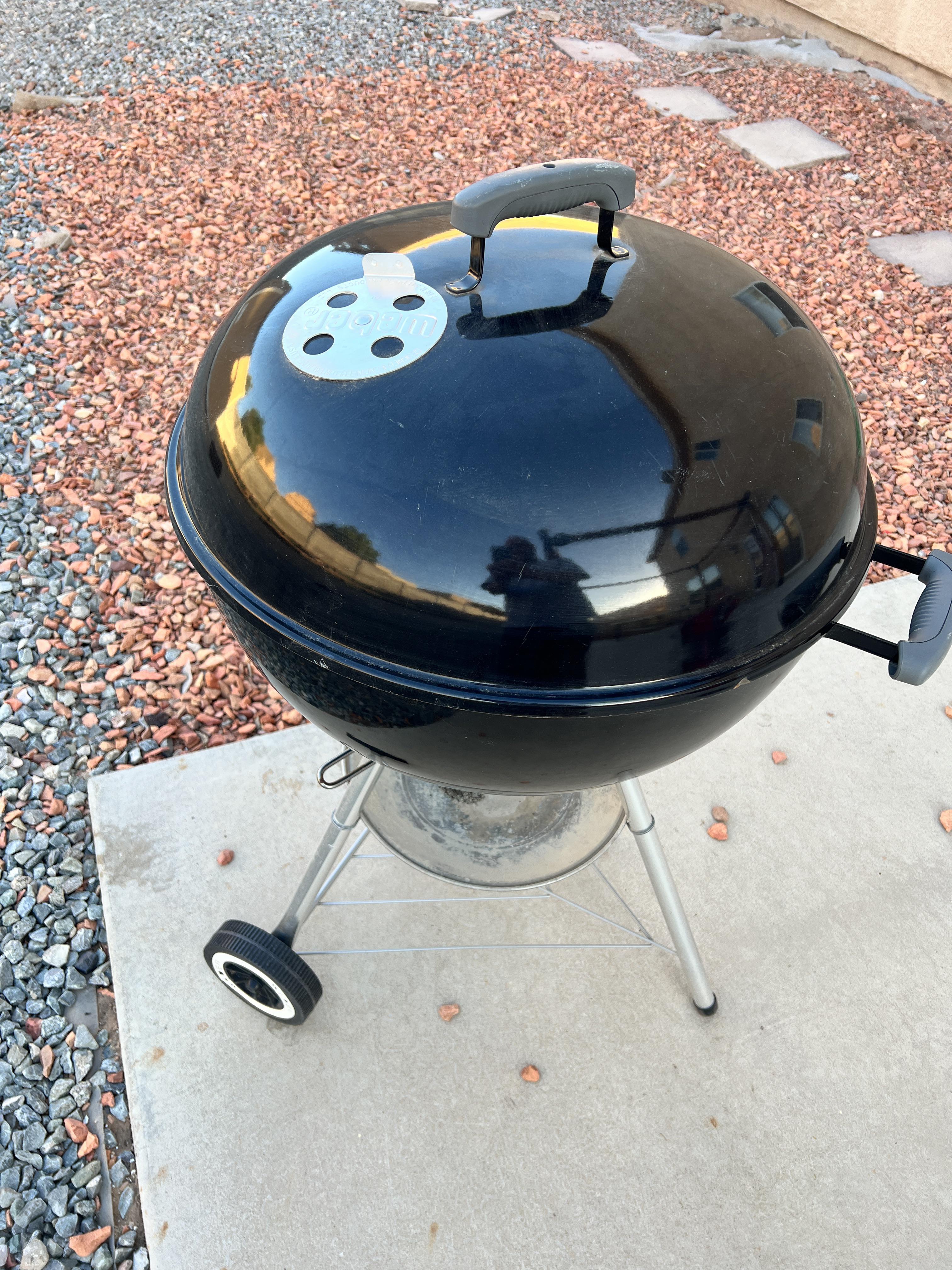 My $20 Weber grill I just got today. Came with a free bag of charcoal