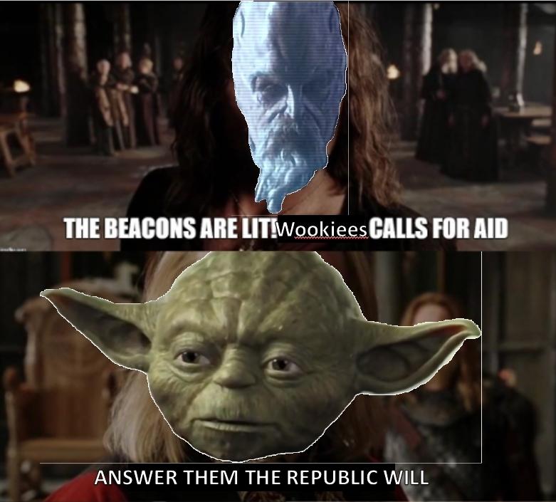 What About The Droid Attack On The Wookies Meme Pict