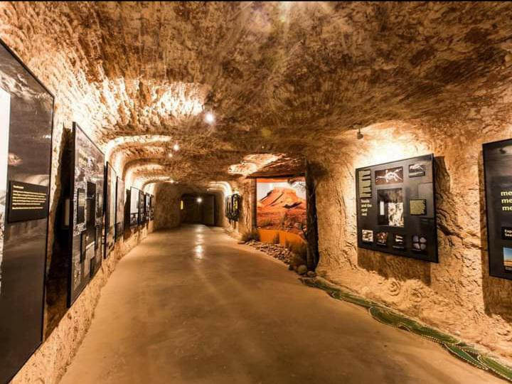 Museum in Coober Pedy, here in Australia, built underground due to the