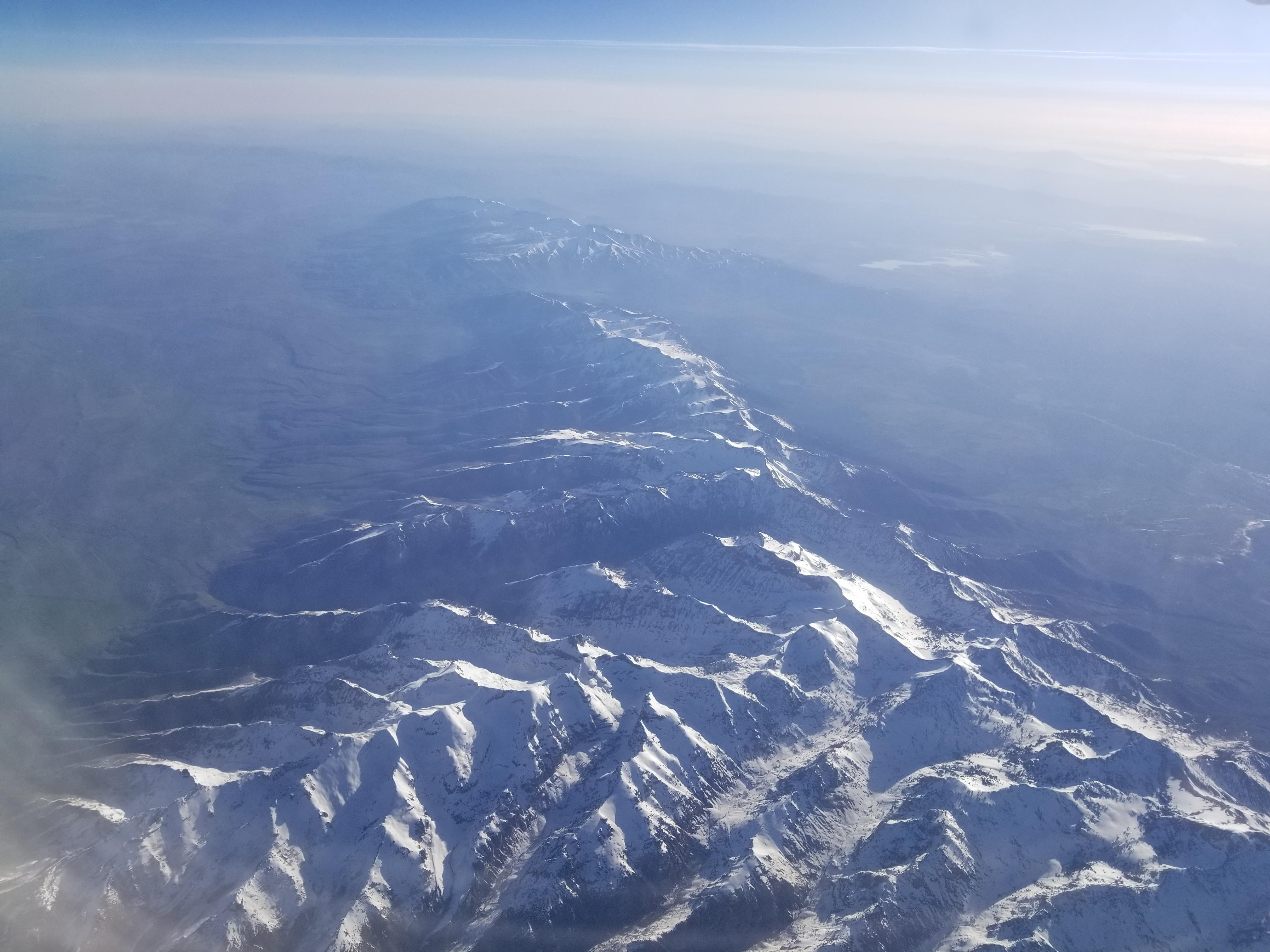 Got this photo while on a flight from Sacramento to Salt Lake City. The landscape completely