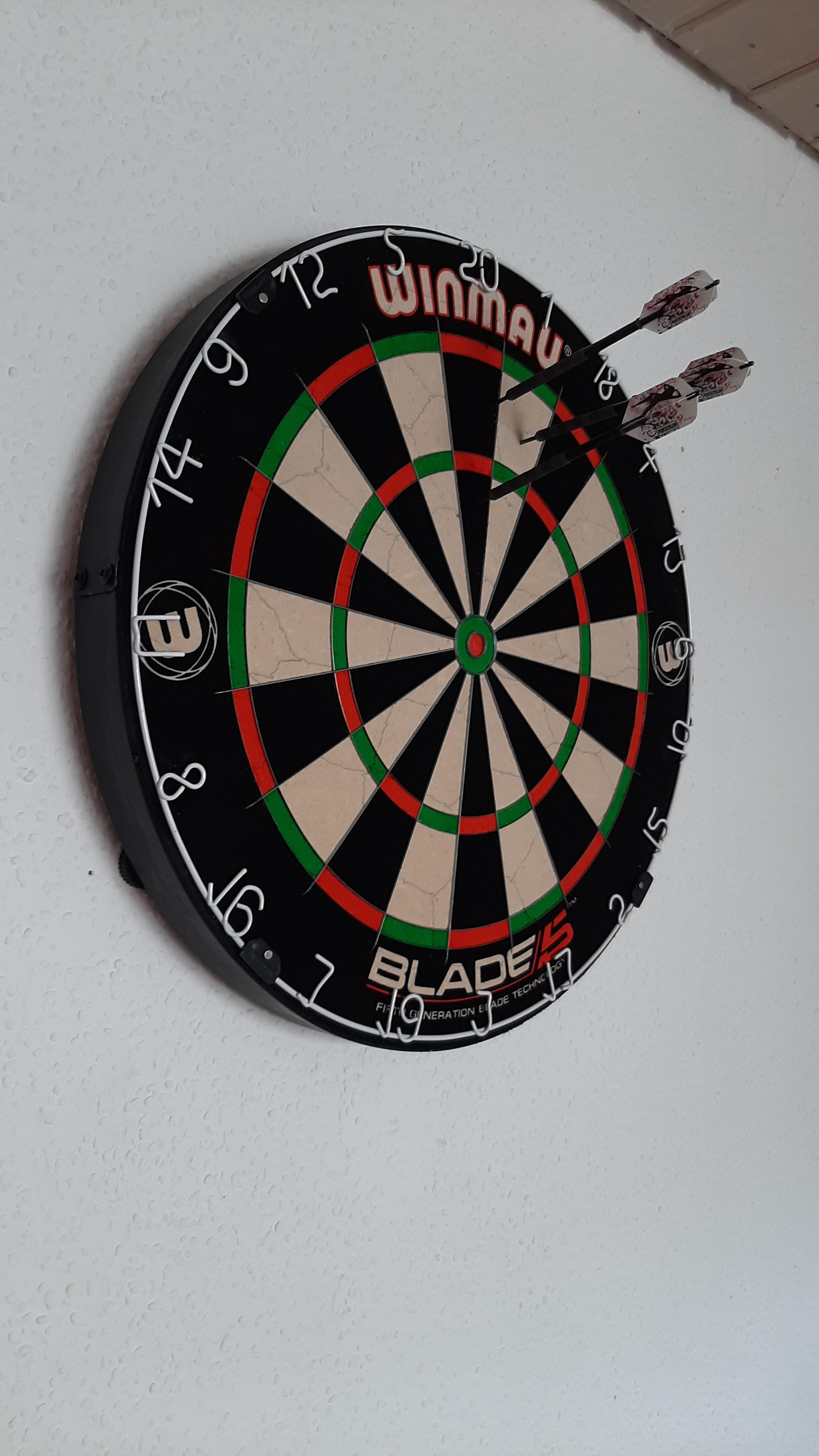 The first few darts felt like the muscle memory version of really