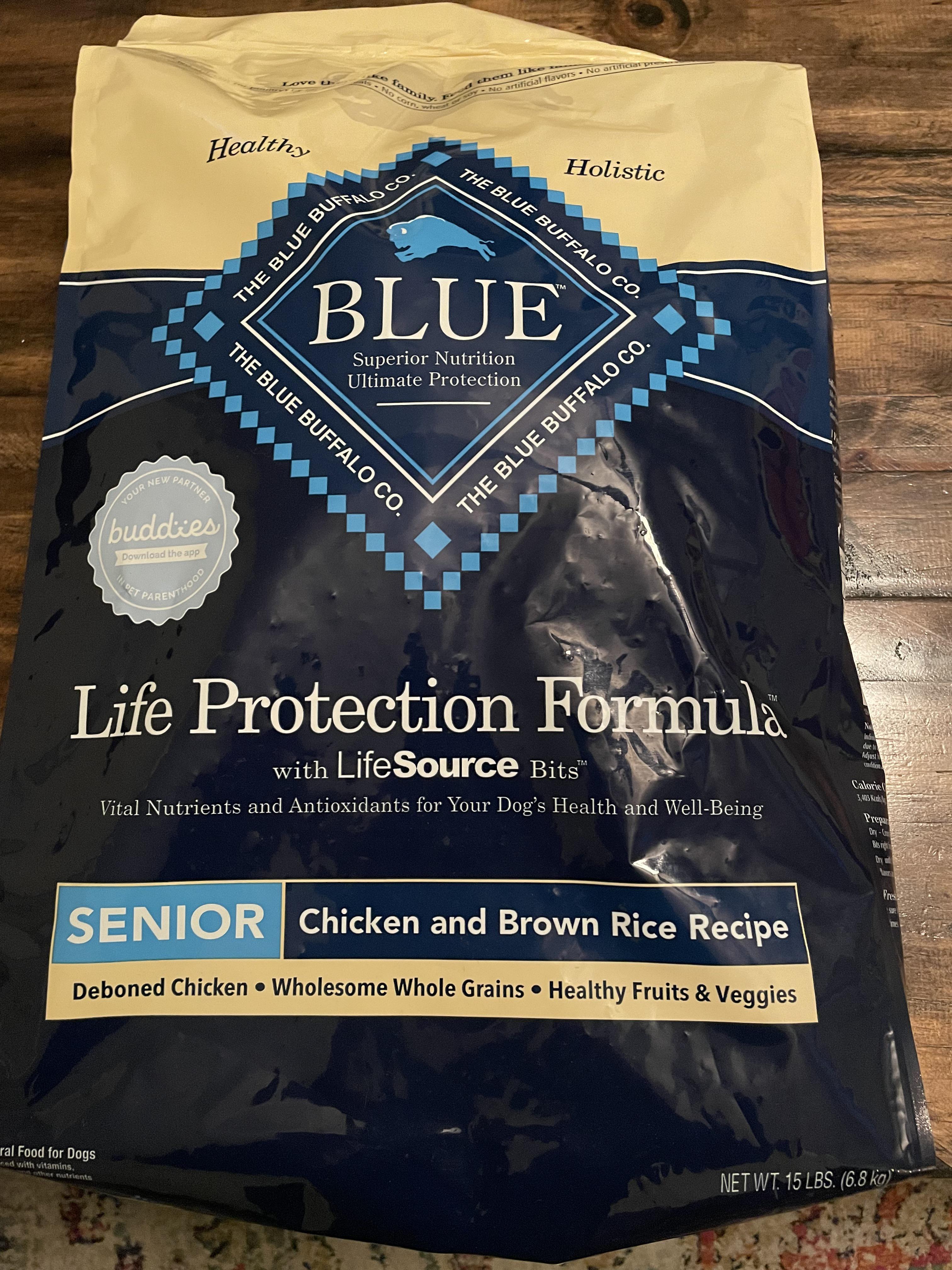Unopened 15 LB Blue Buffalo Senior Dry Dog Food For Sale 25 r/astoria