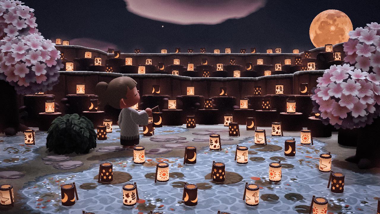 the lantern festival i built with the new items ) r/AnimalCrossing