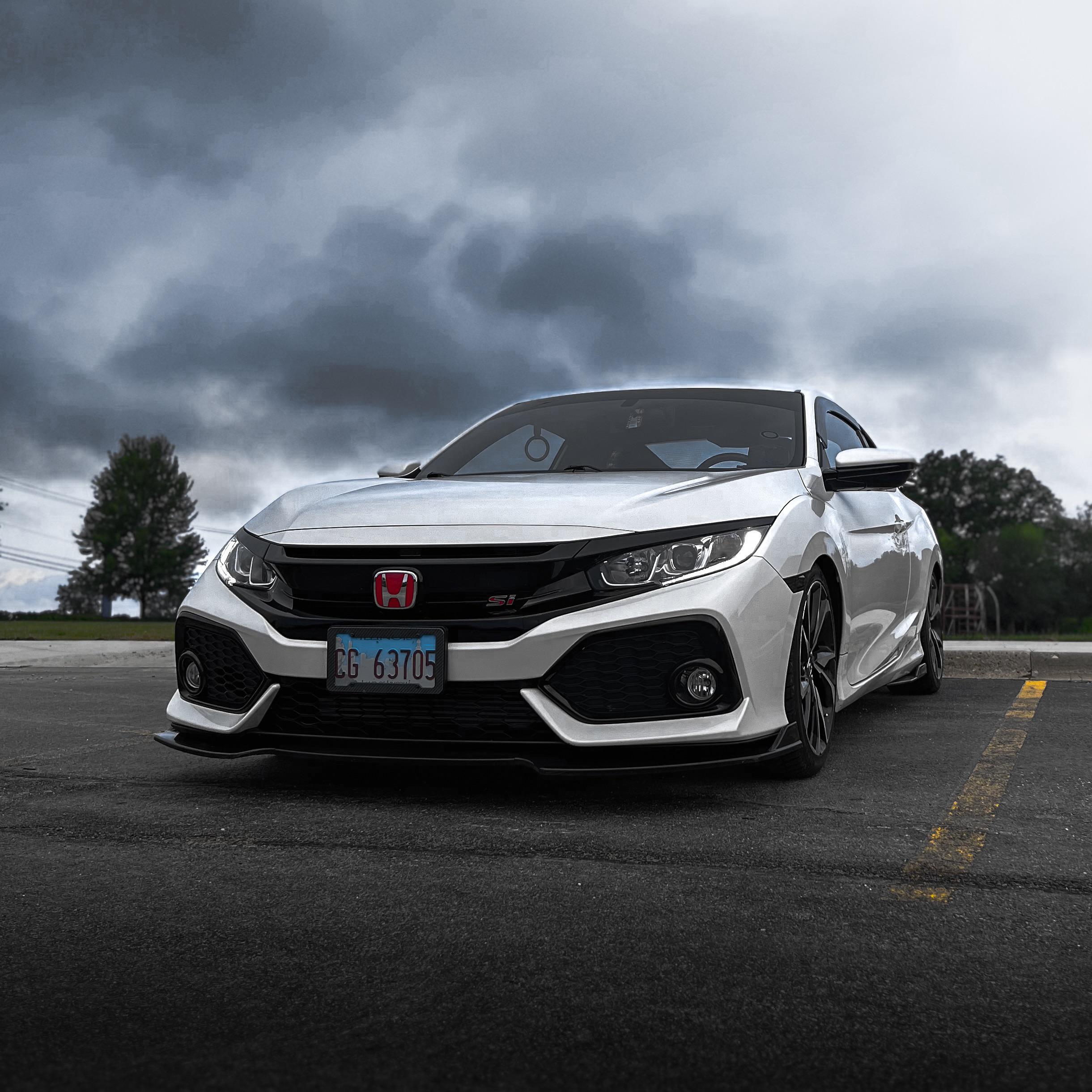 Lowered the 10th gen si finally. D2 springs went on easy. : r/civic