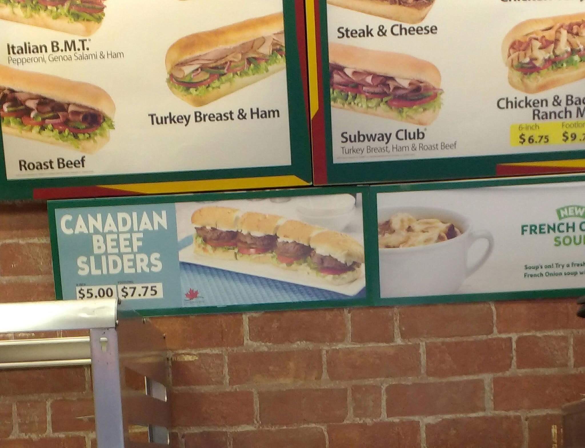 Has anyone tried Subway's new Canadian Beef Slider sub? r/fastfood