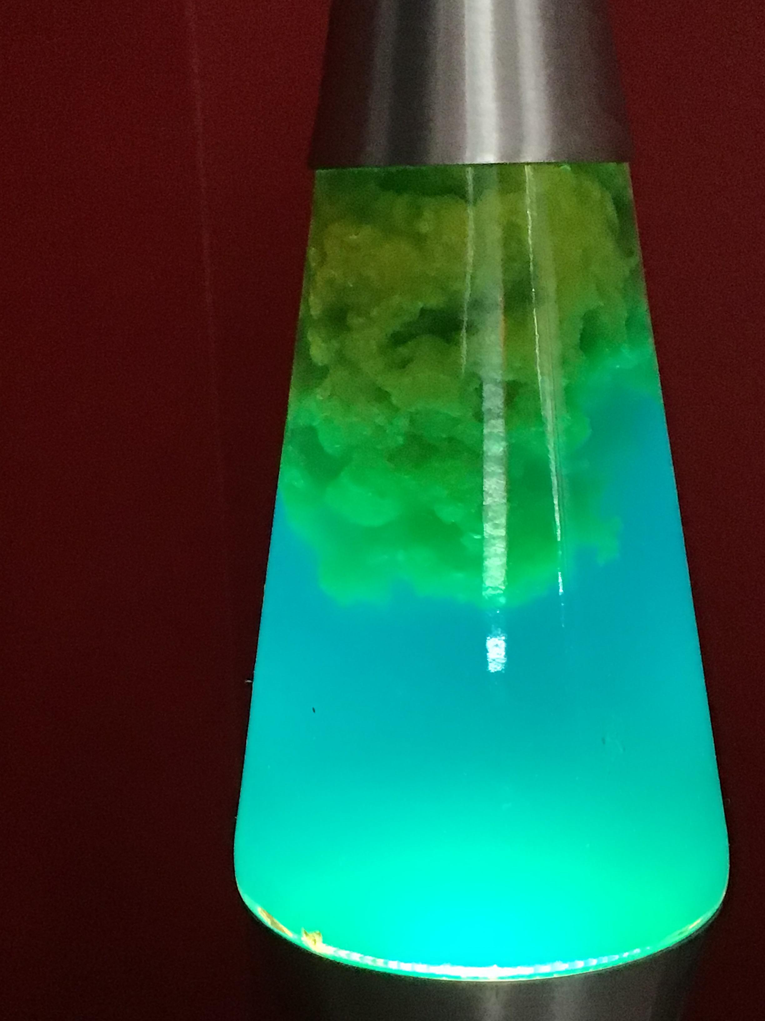 I tried turning on my lava lamp, and it was stuck to the ground. I