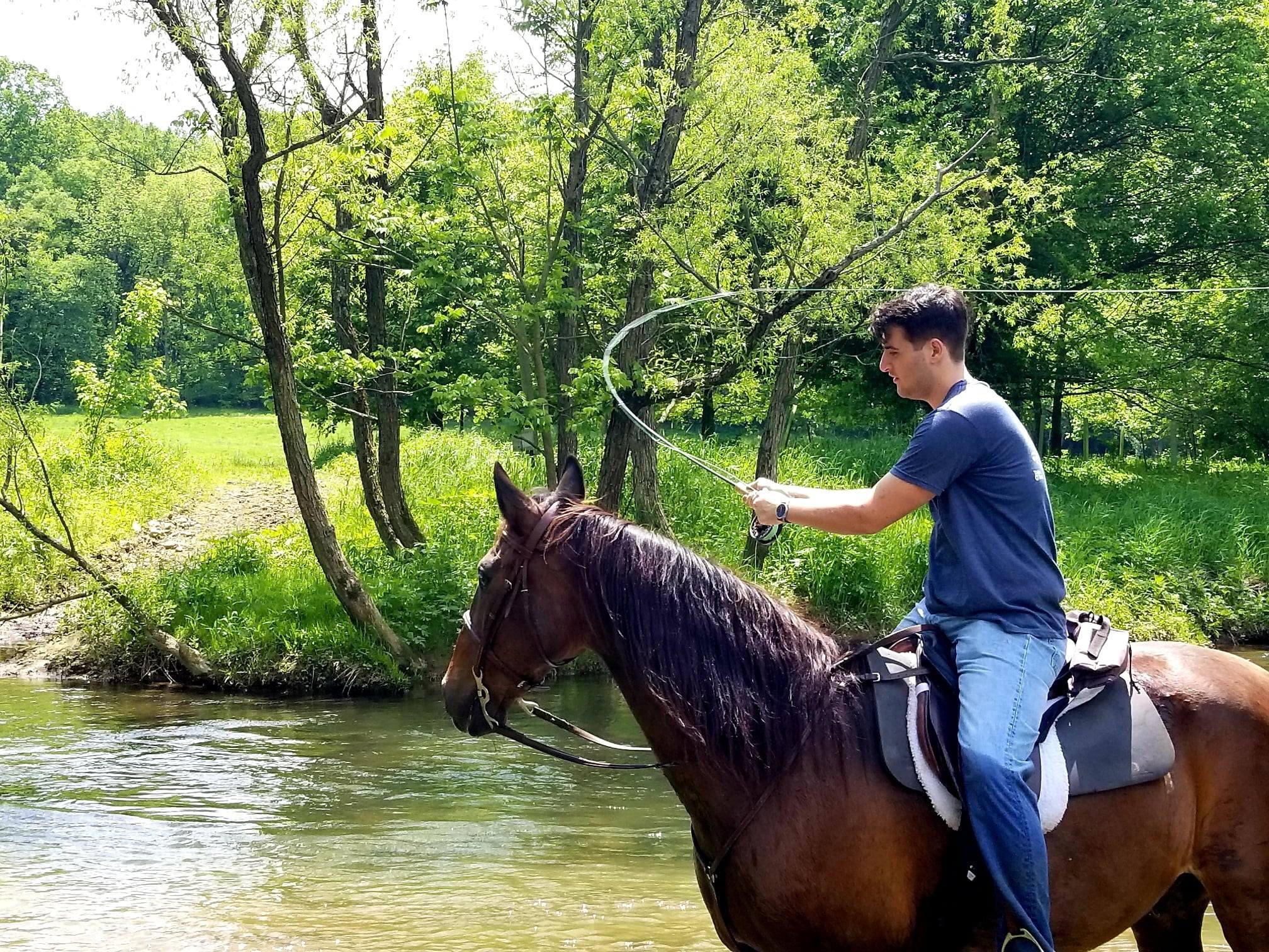 Flyfishing on horseback r/flyfishing