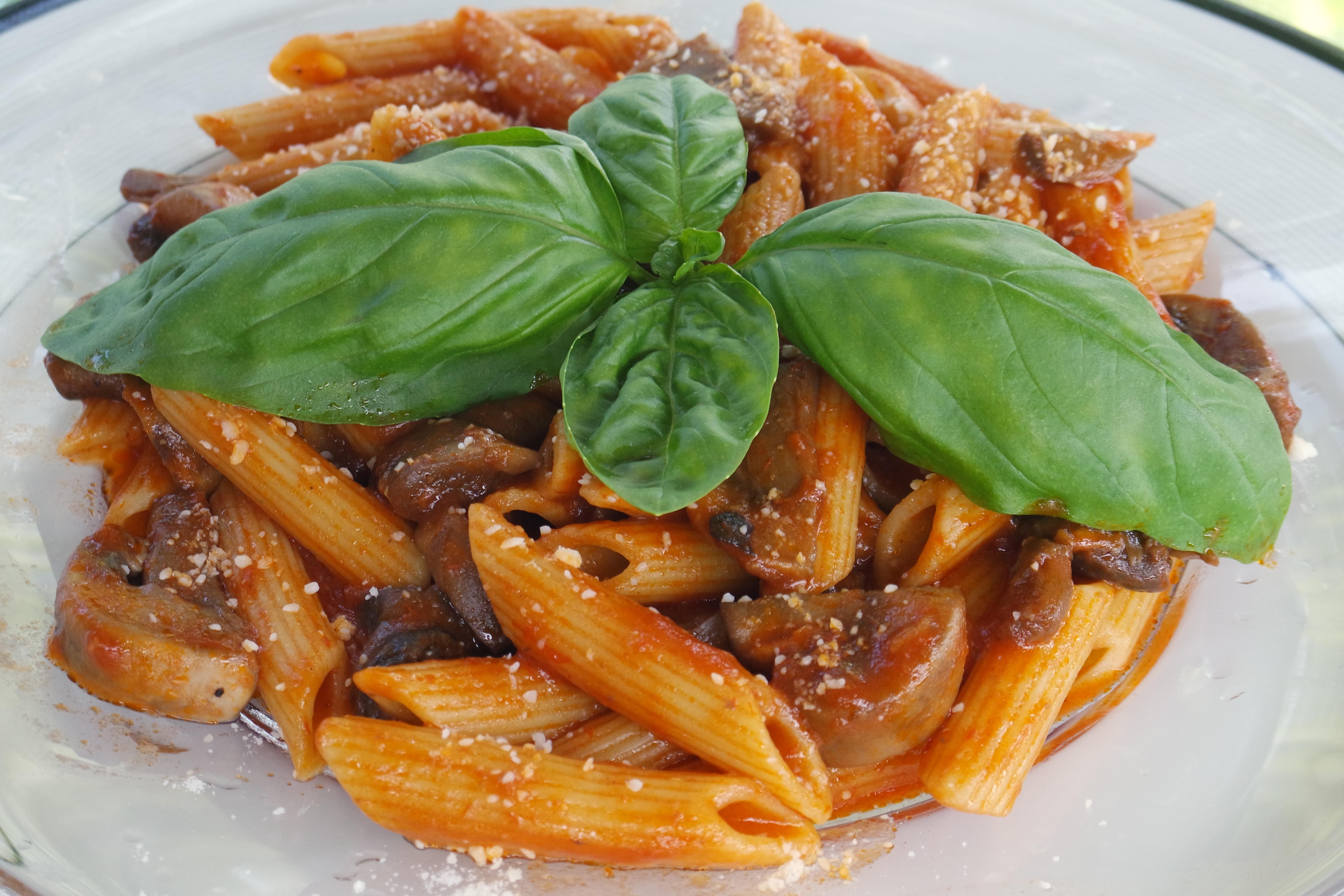 Homemade Mushroom Penne Pasta r/recipes