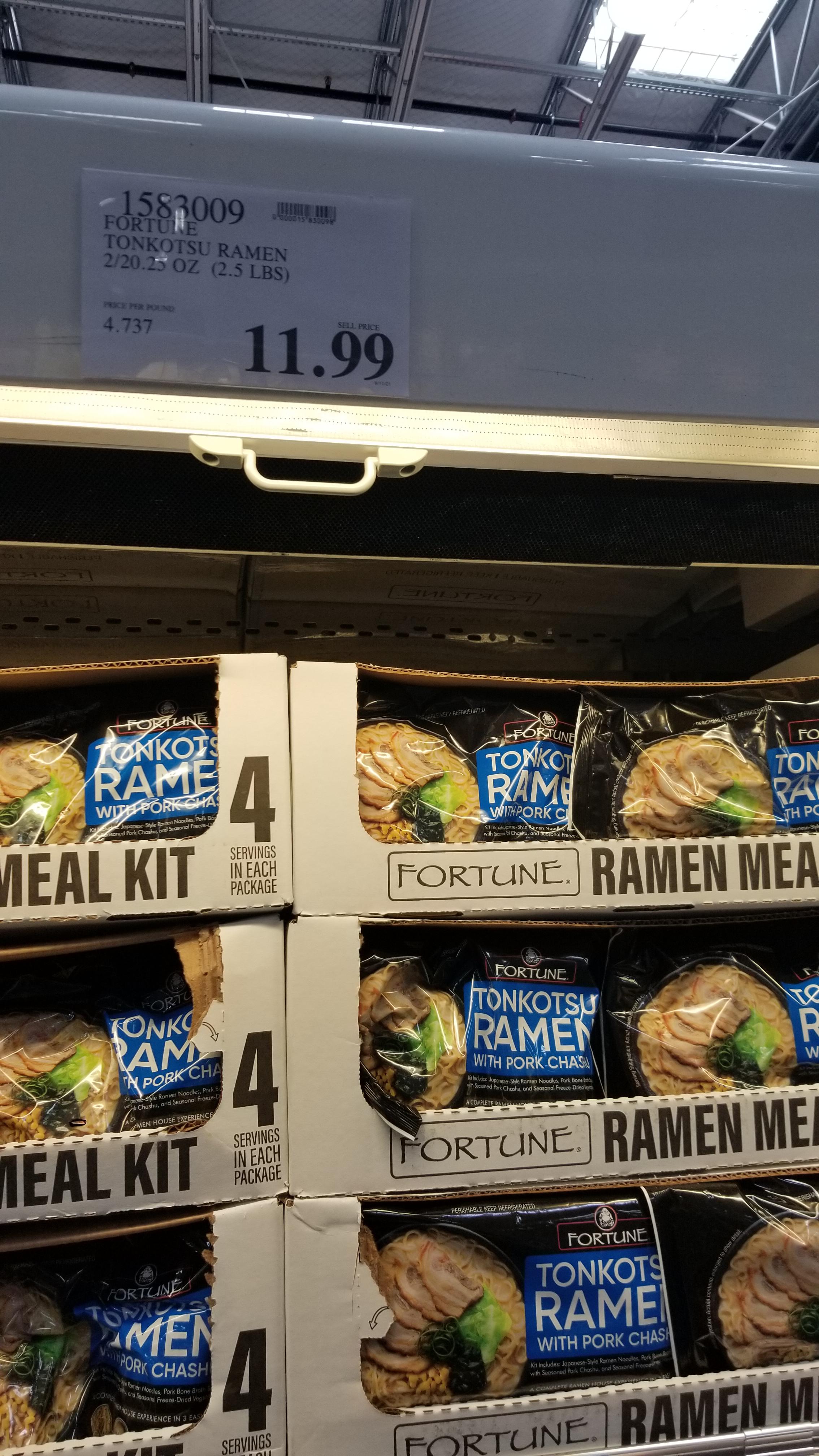 Fortune Tonkotsu Ramen kit, item 1583009, 11.99. Has anyone tried