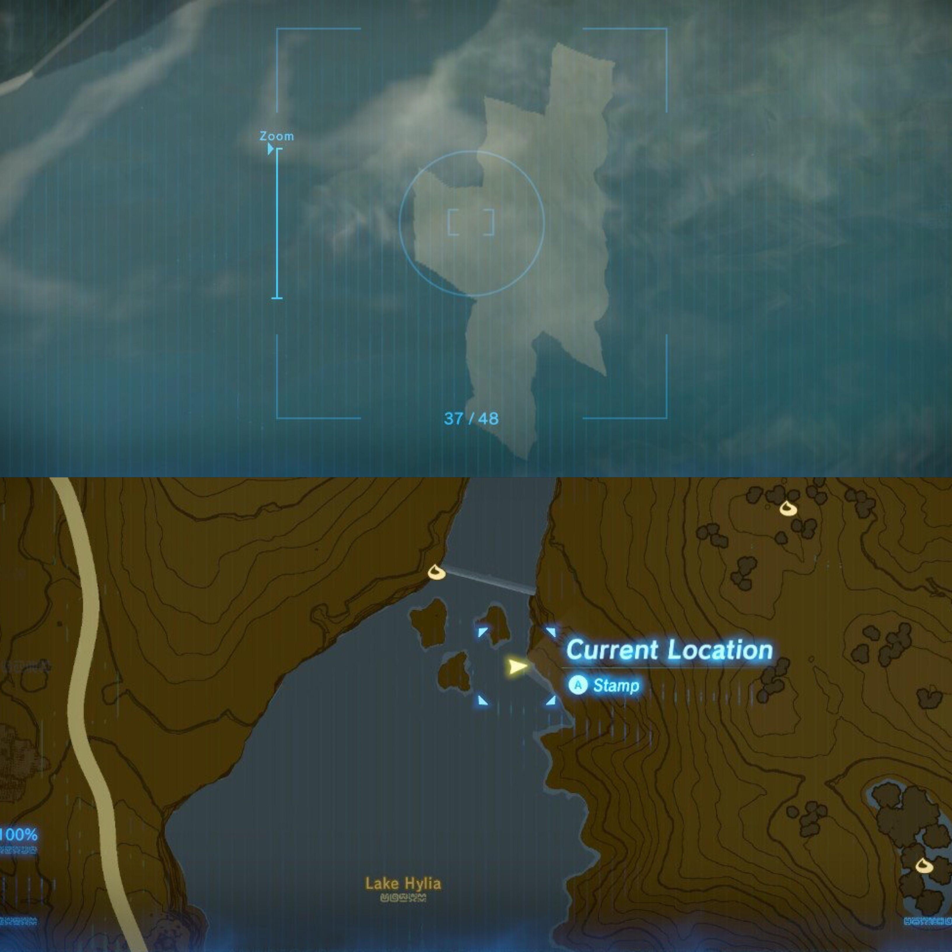What is this formation on the banks of Lake Hylia? r/Breath_of_the_Wild